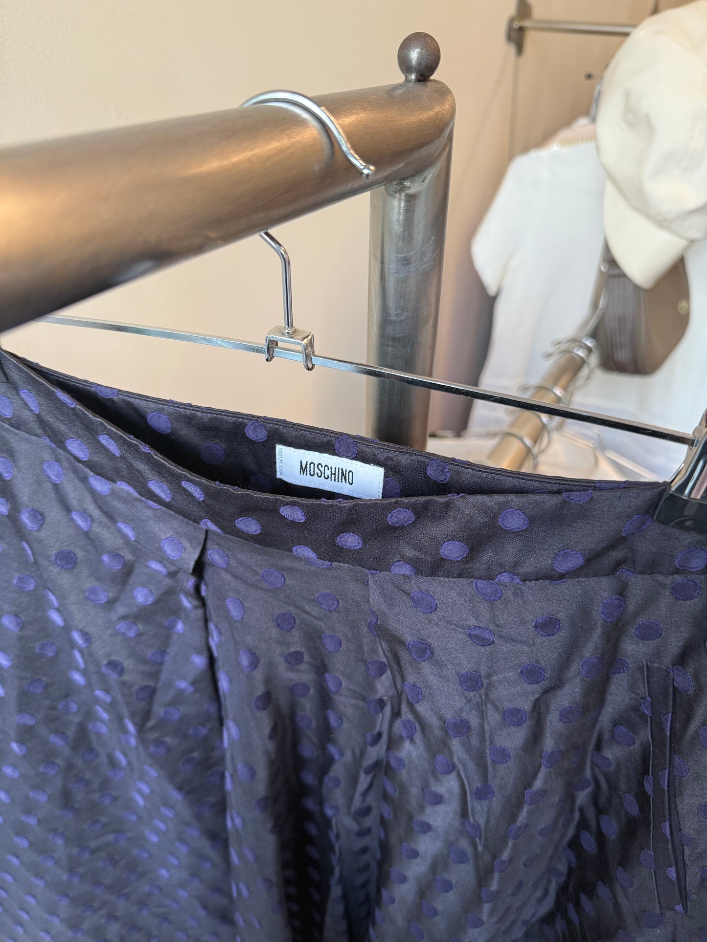 Moschino Midnight Dot Skirt