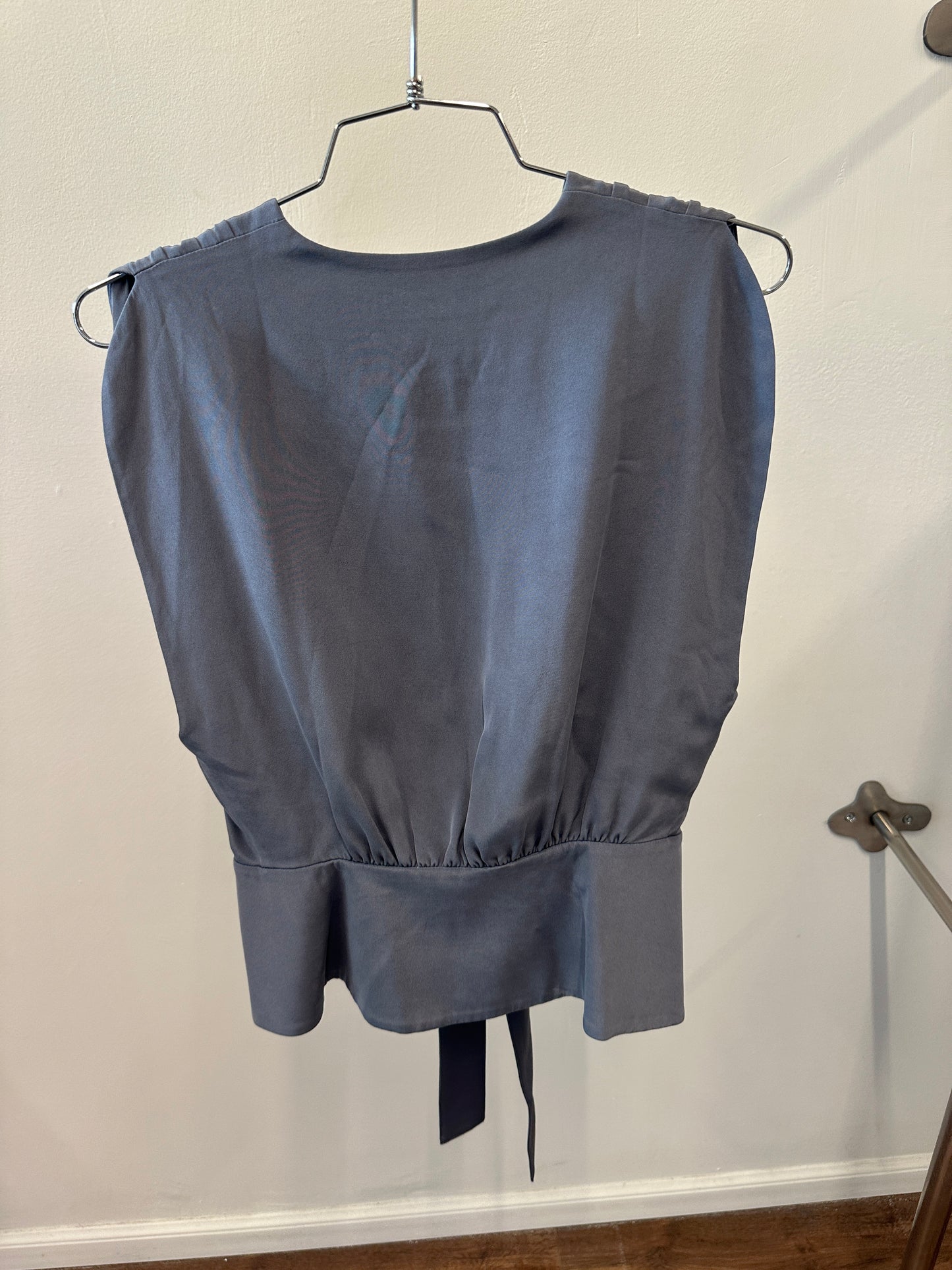 Balenciaga Silk Tie Blouse