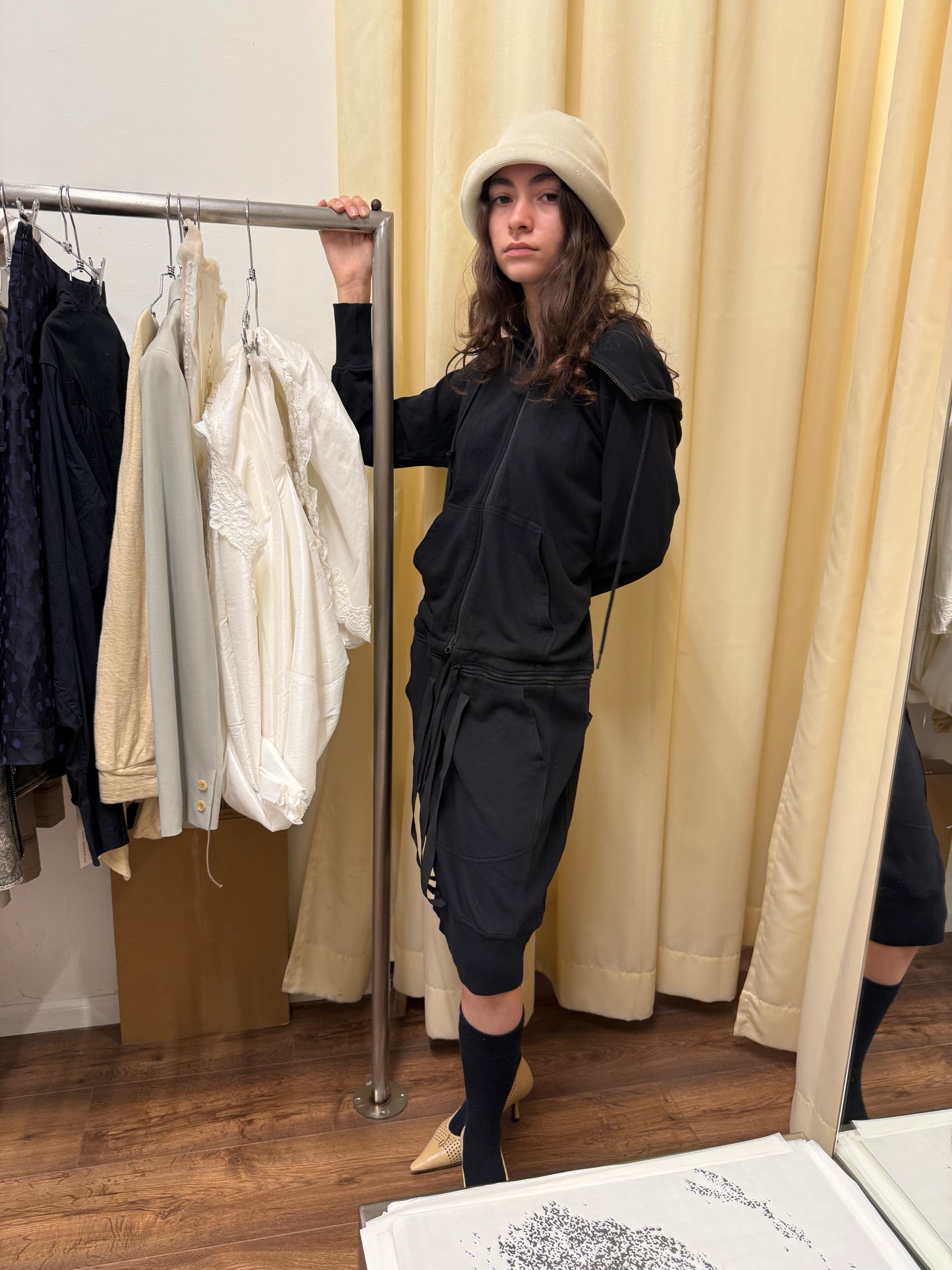 Y-3 hoodie & skirt set — Yohji Yamamoto x Adidas