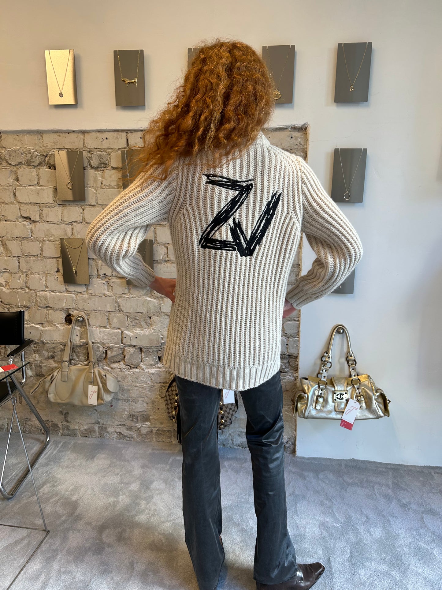 ZADIG & VOLTAIRE wool coat cardigan