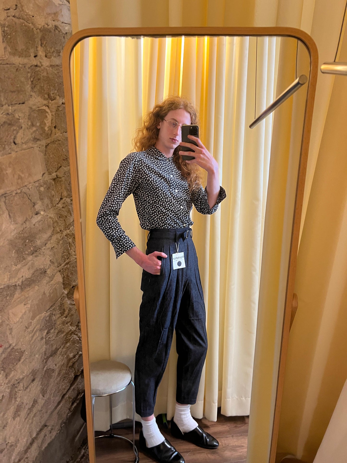Comme des Garçons Flower Blouse