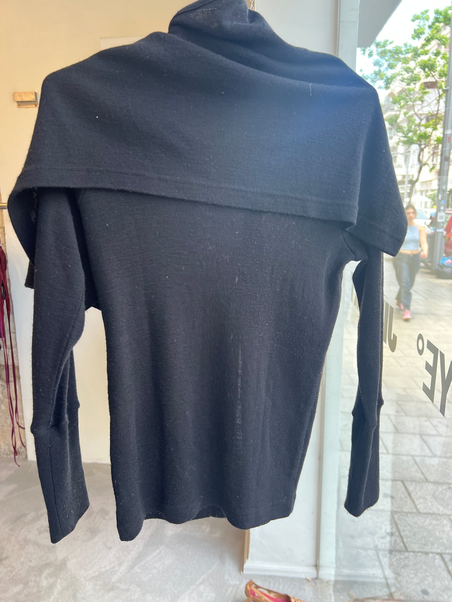 Y’s Yohji Yamamoto attached scarf cardigan