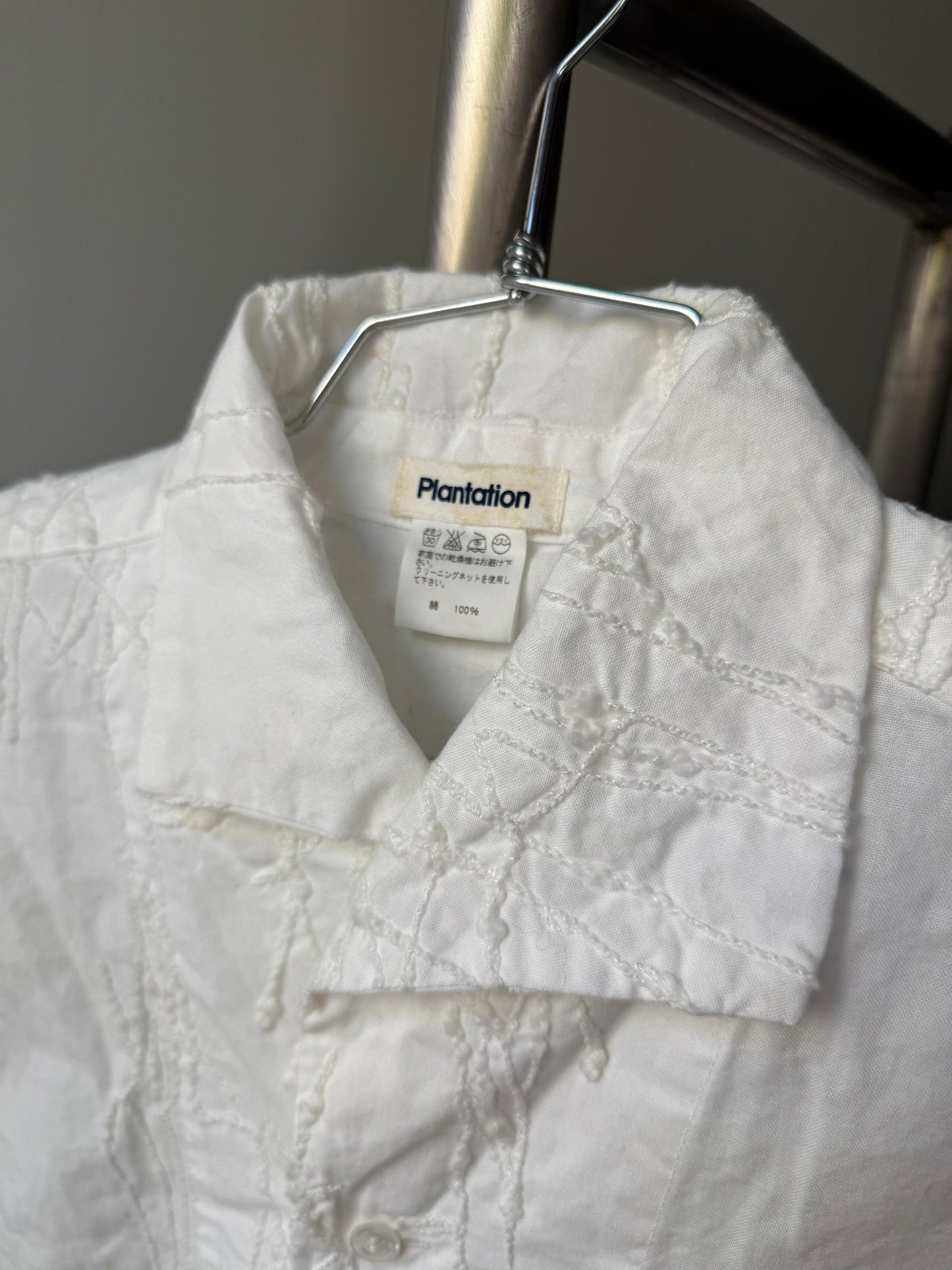 Plantation Asymmetric Collar Shirt