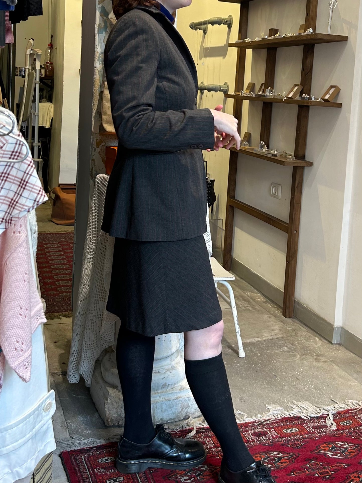 Rose d vintage suit