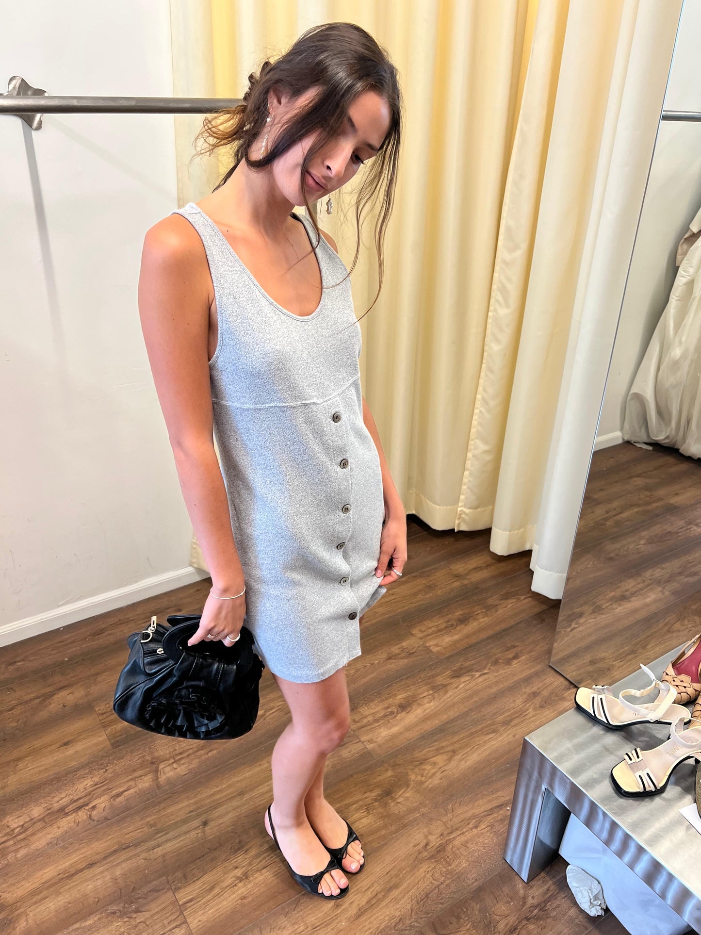 Y’s Button Cami Dress