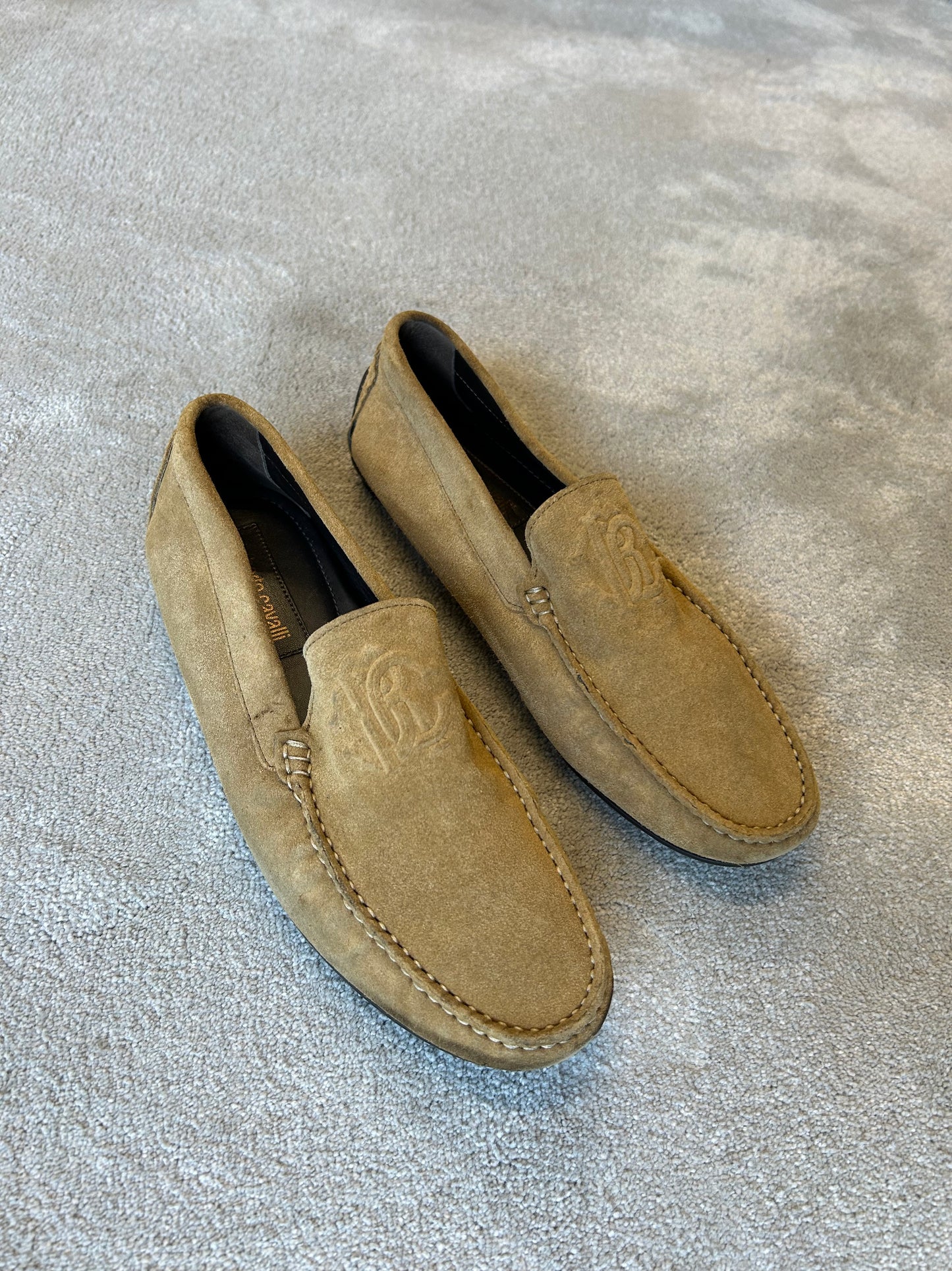 ROBERTO CAVALLI suede loafers