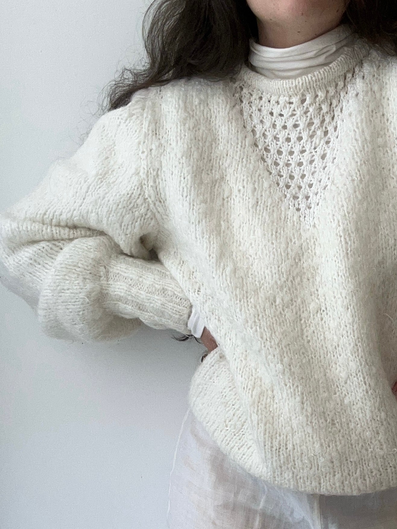 Handmade knitted sweater