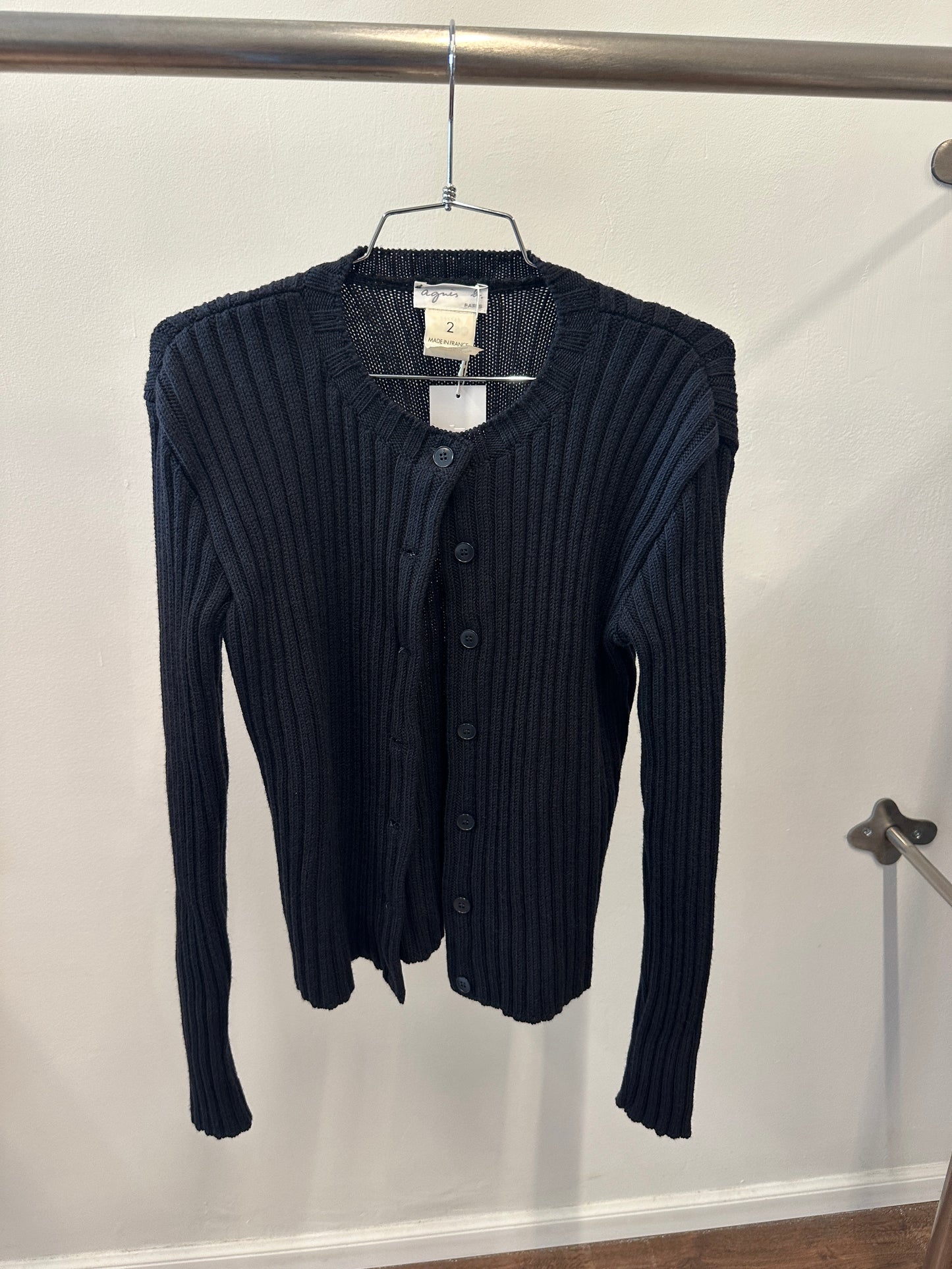 Agnes B. Ribbed Cardigan