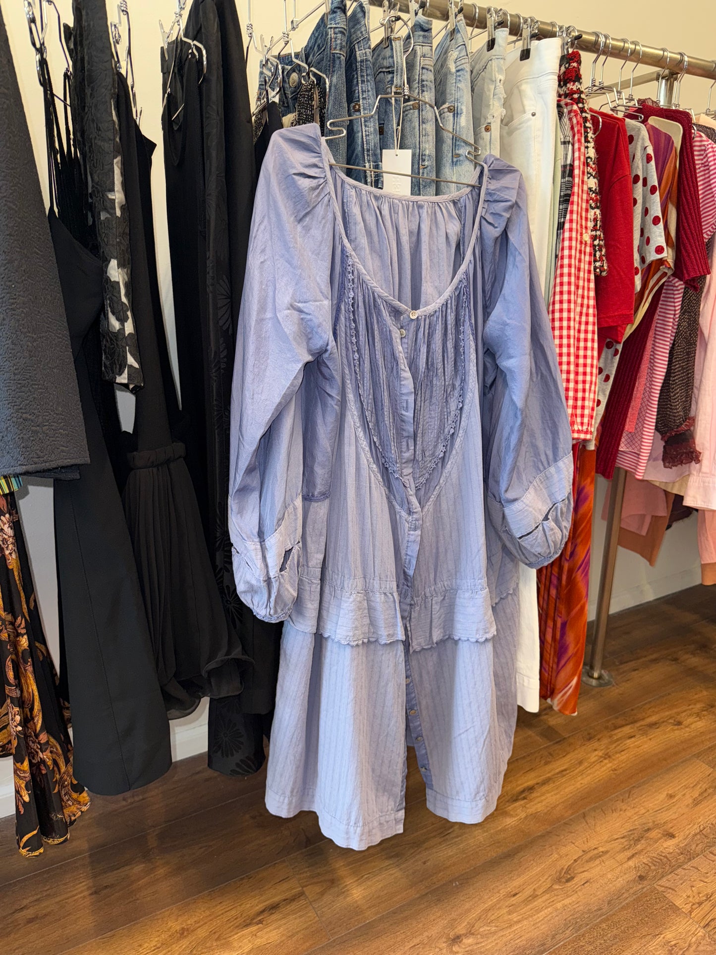 Tsumori Chisato layered shirt dress / robe