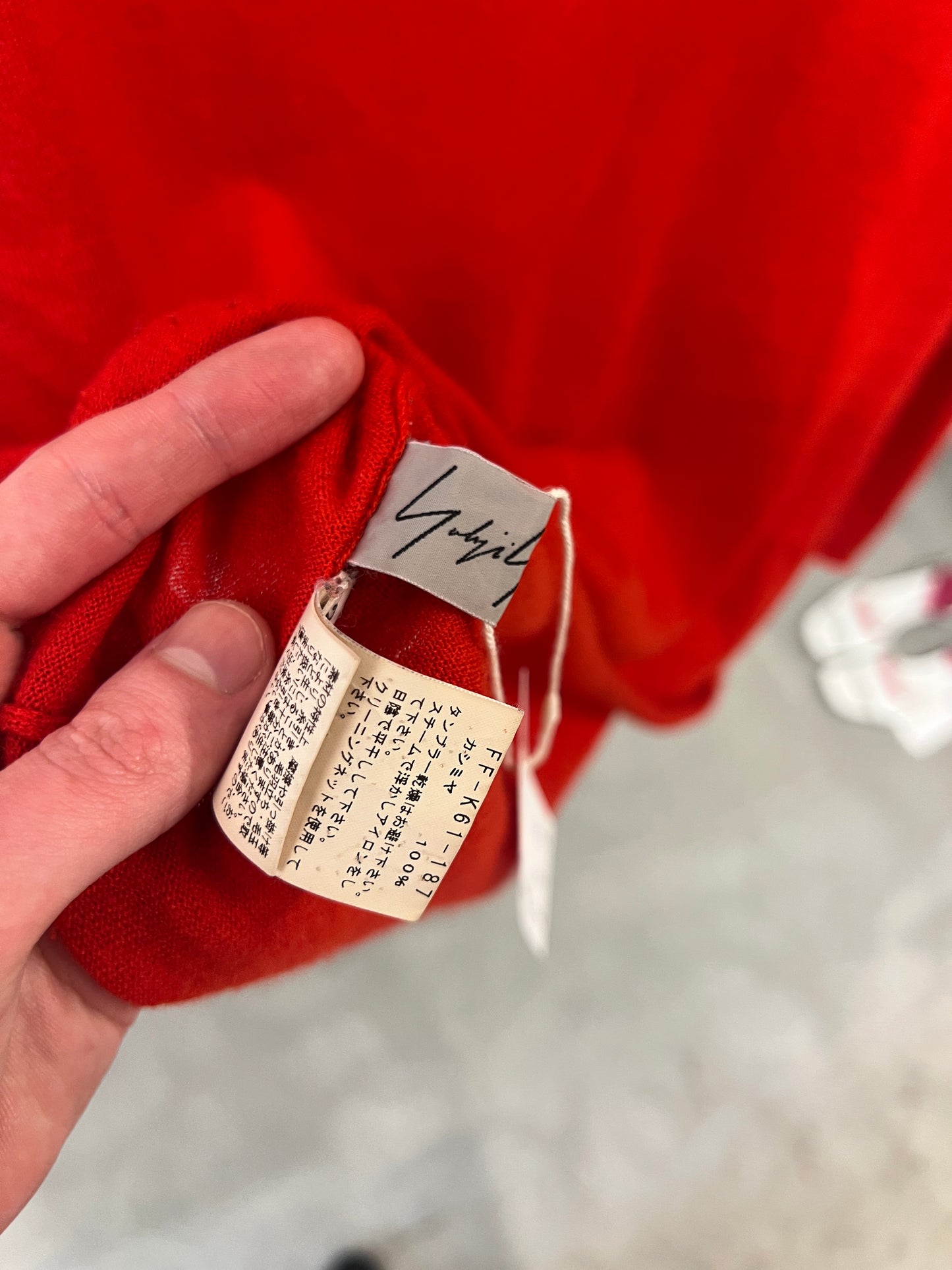 Yohji Yamamoto Cashmere Knit