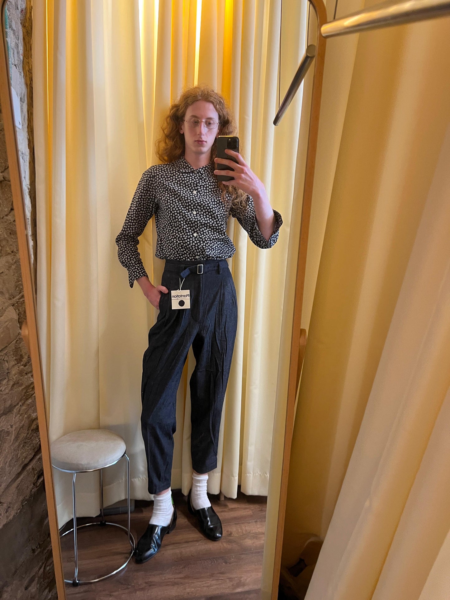 Comme des Garçons Flower Blouse