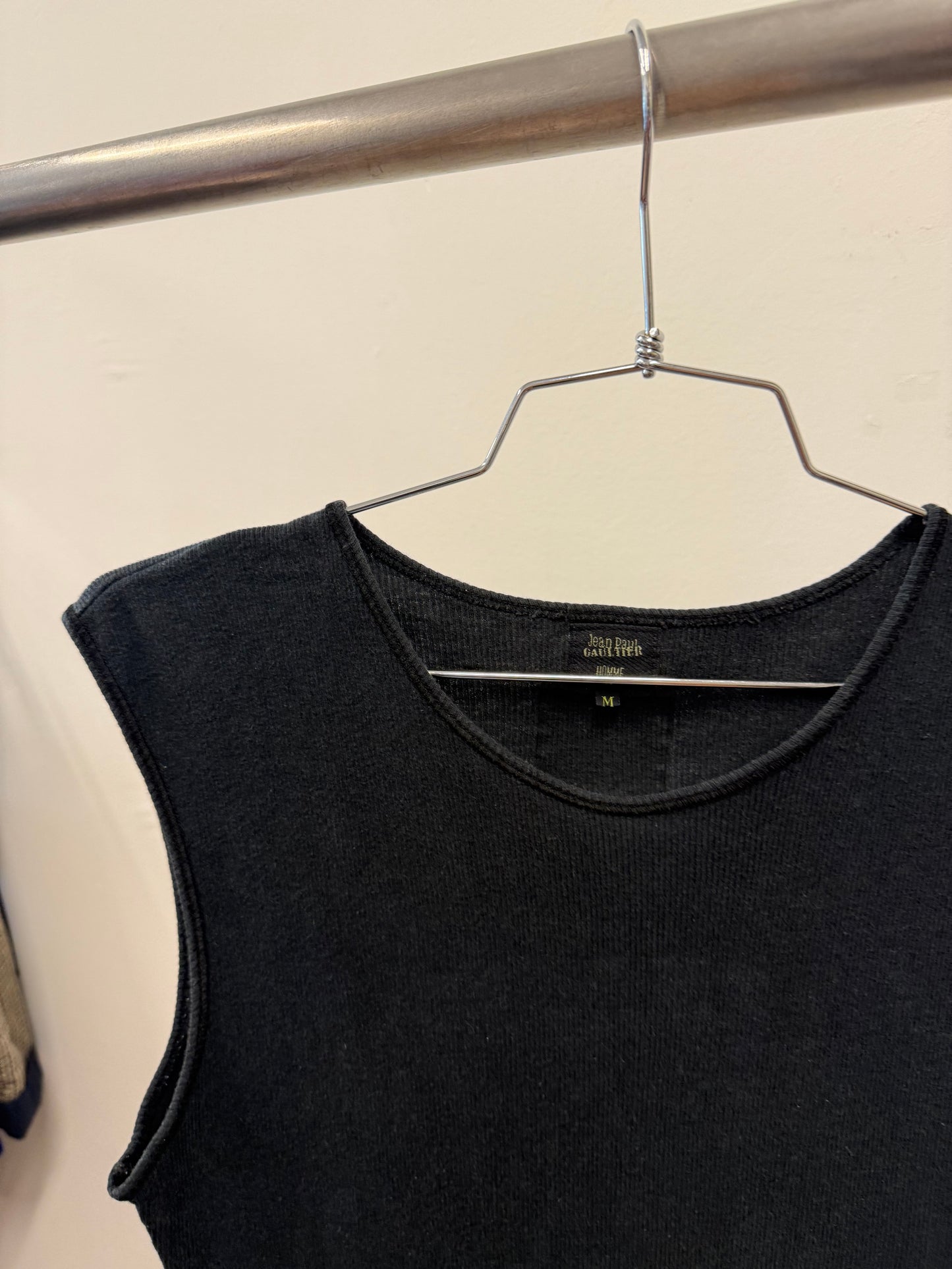 Jean Paul Gaultier “Corps” sleeveless knit top