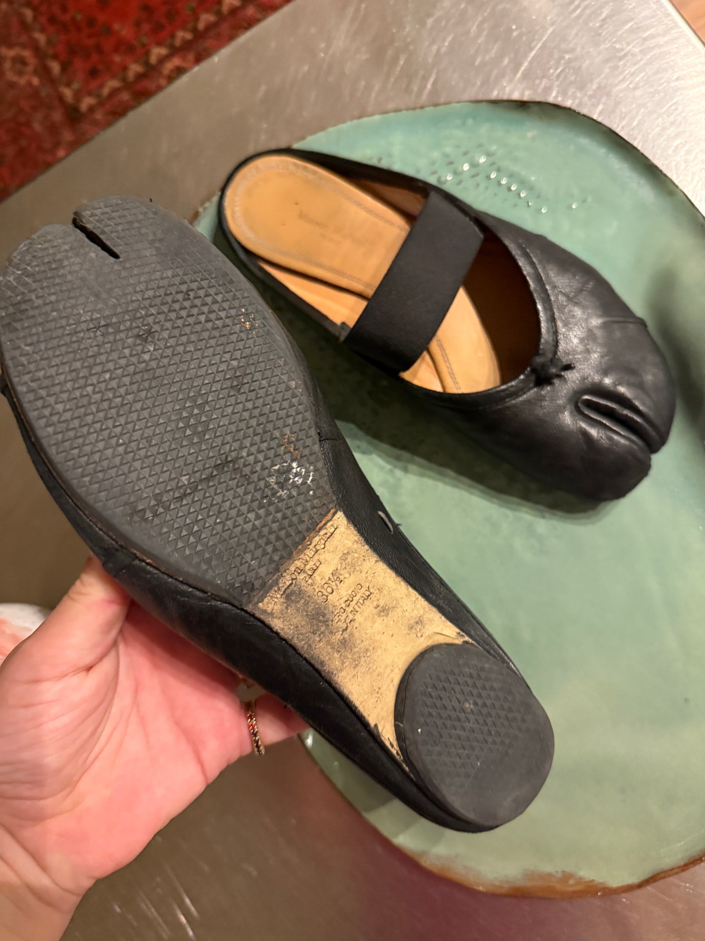 Maison Margiela Tabi Leather Ballerinas 37 EU
