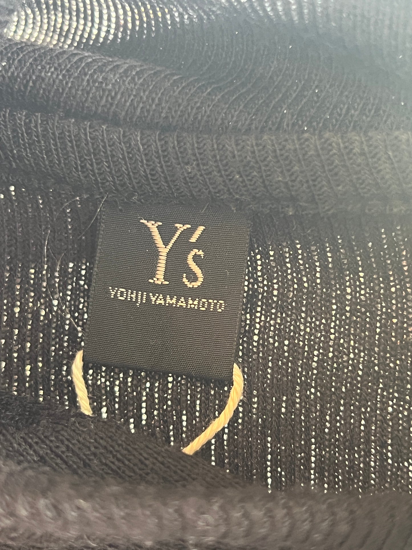 Y’s Yohji Yamamoto attached scarf cardigan