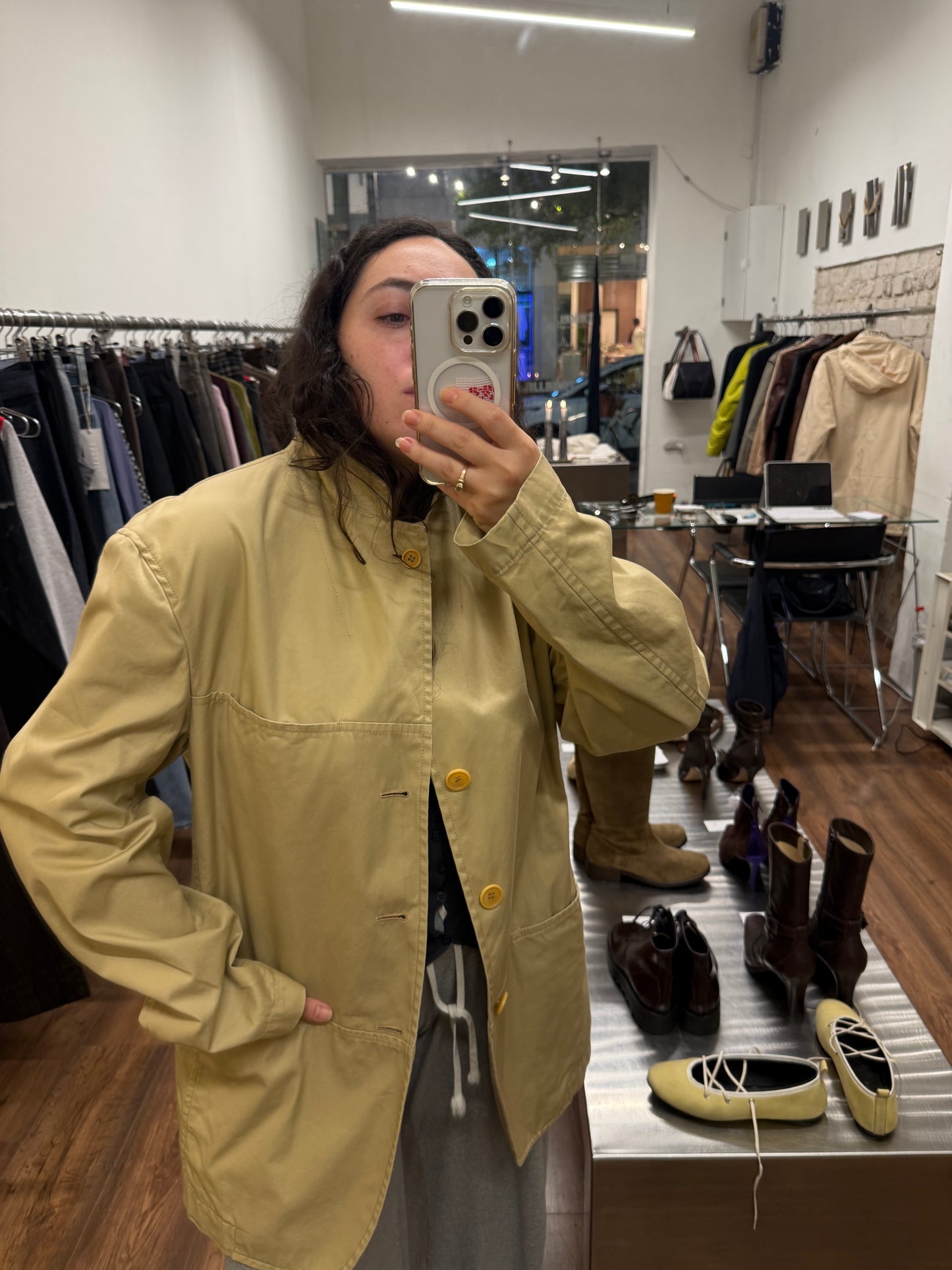 Issey Miyake — White Label cotton jacket