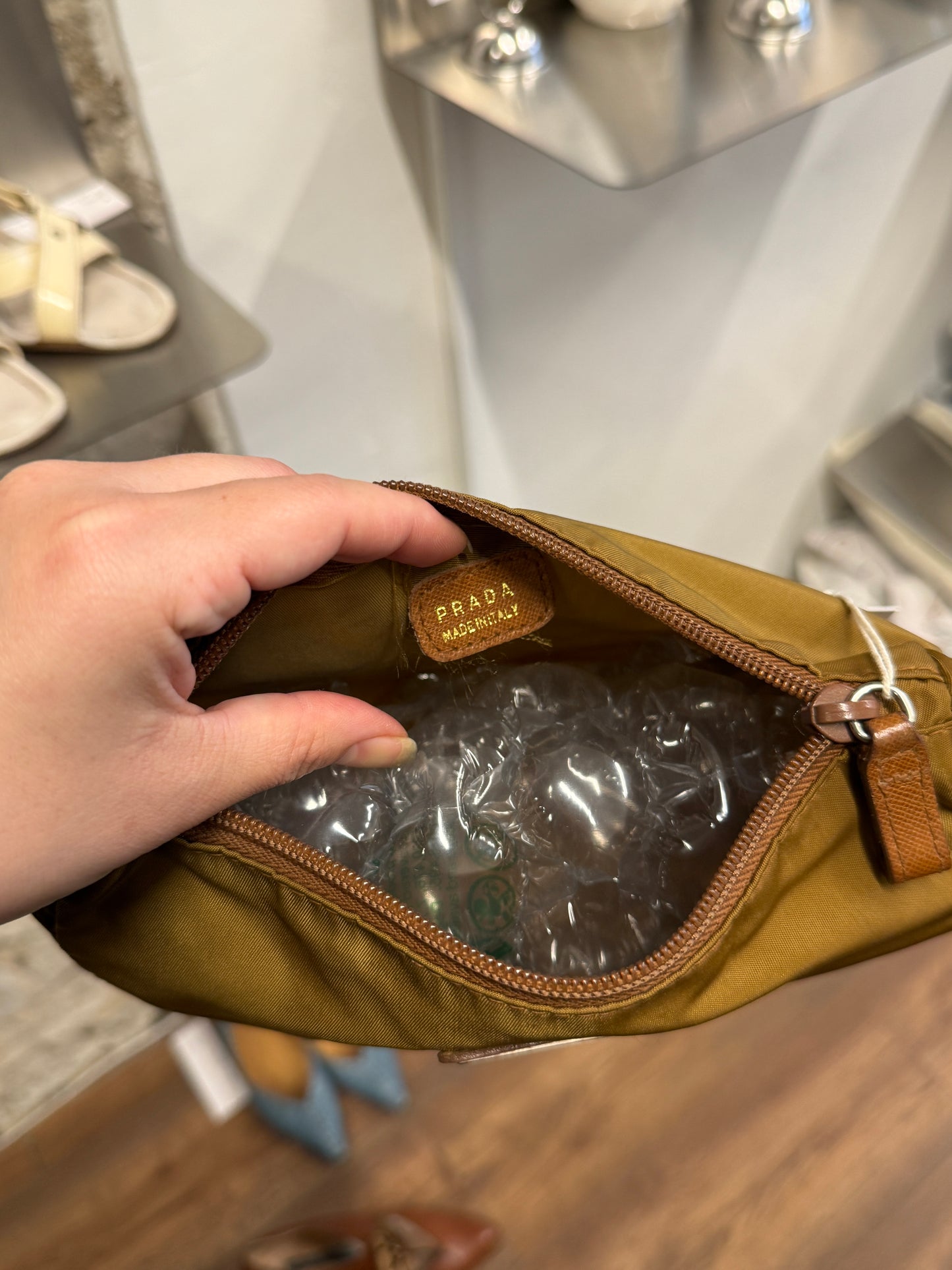 Prada 2000s Tessuto Nylon Mini Pouch