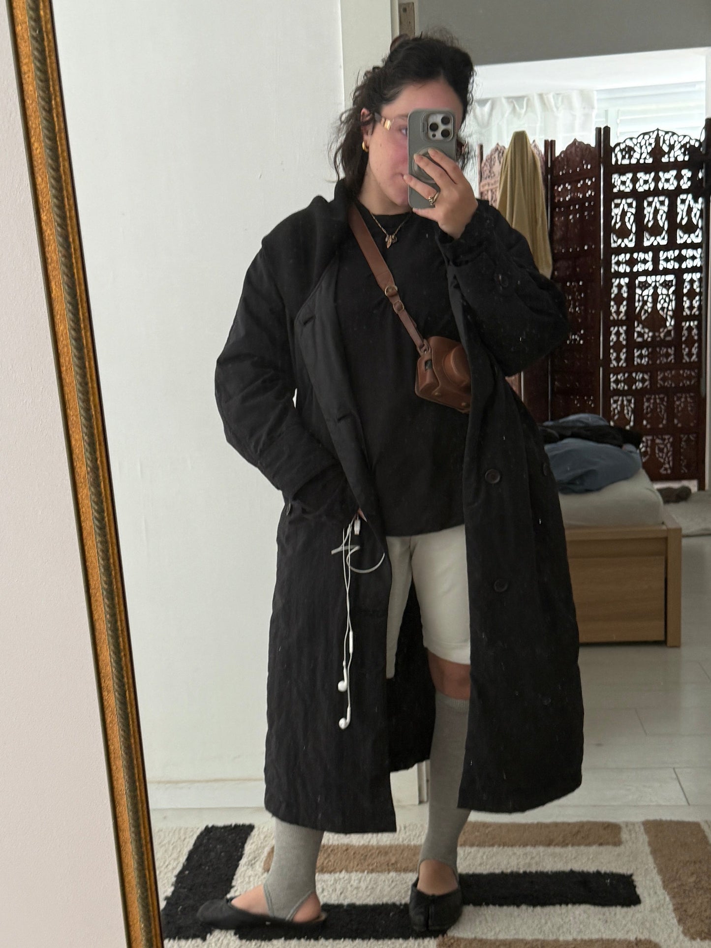 Issey Miyake Plantation Reversible Padded Coat