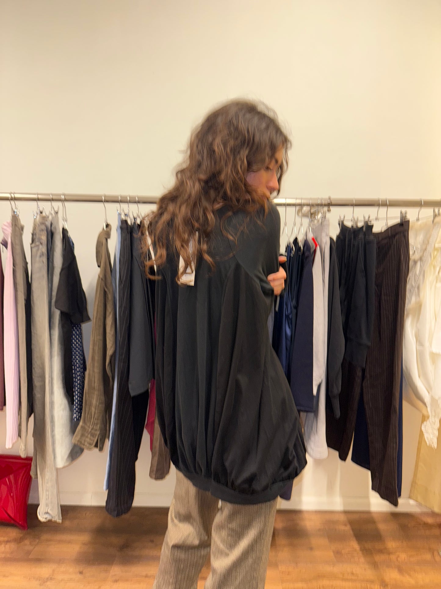 Y’s (Yohji Yamamoto) sheer balloon top