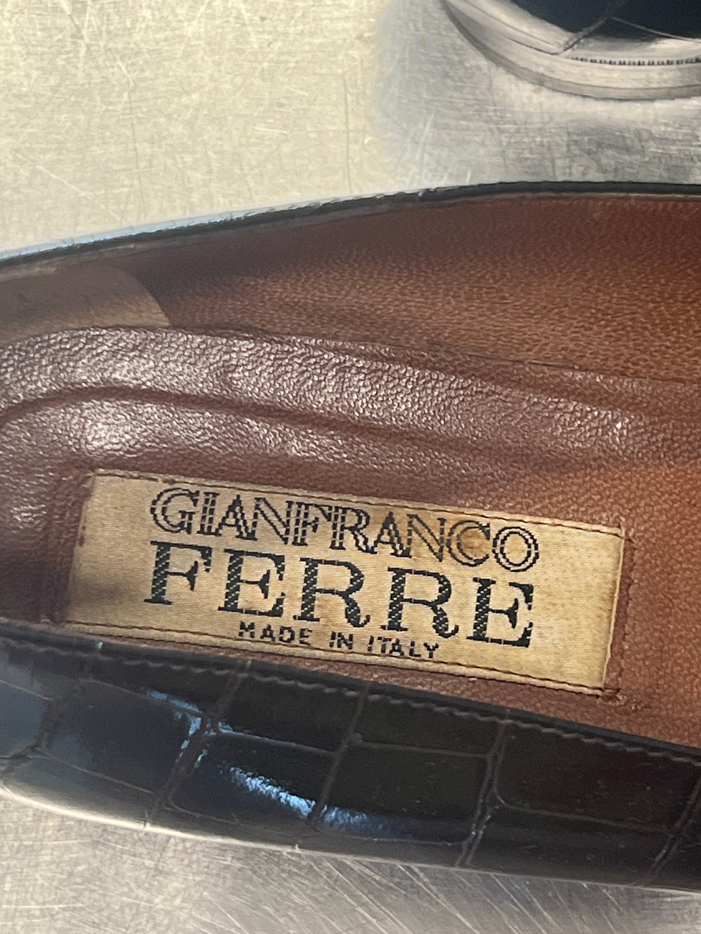 Gianfranco Ferre Patent Leather Ballerinas