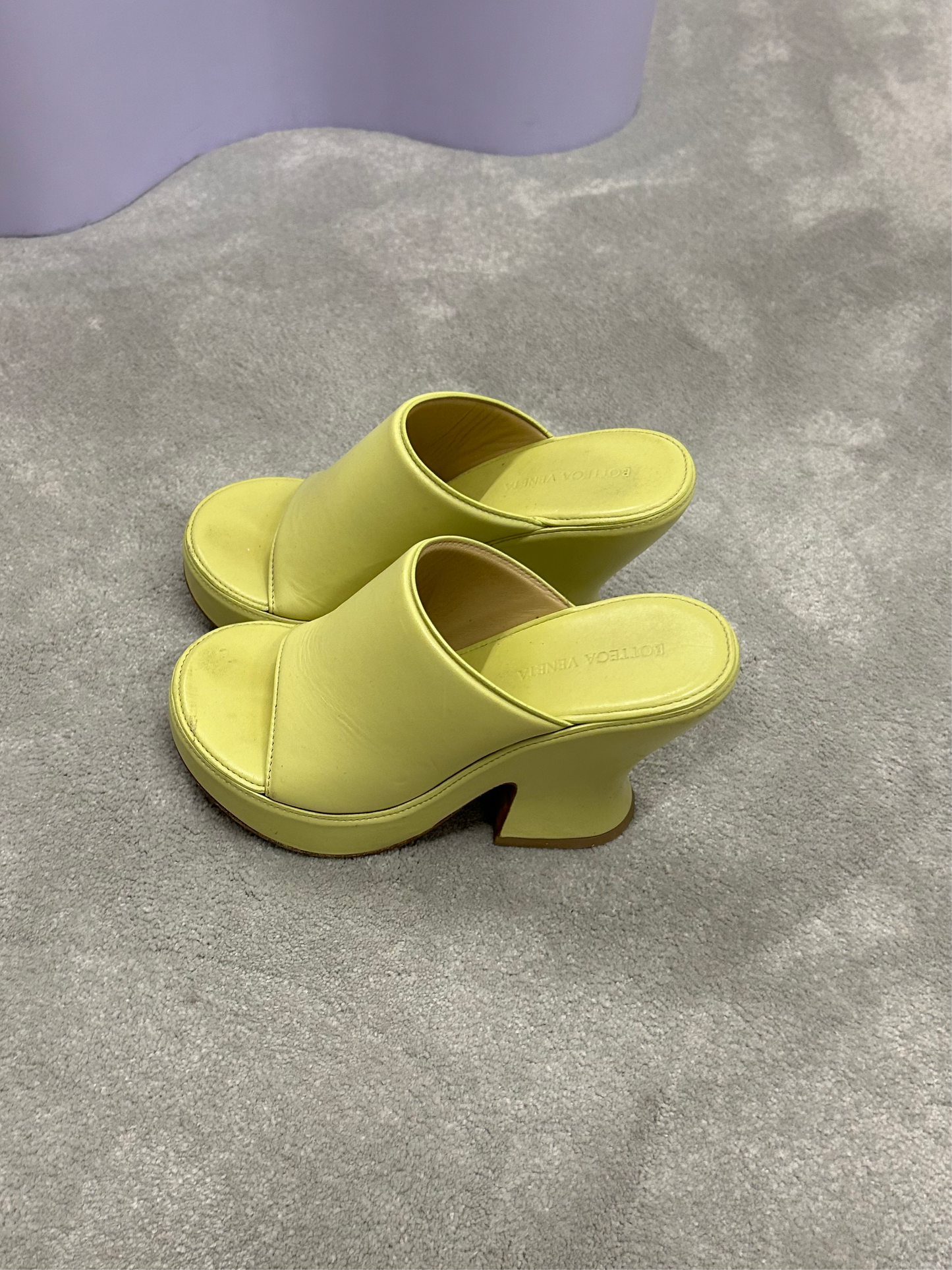 BOTTEGA VENETA wedge mules