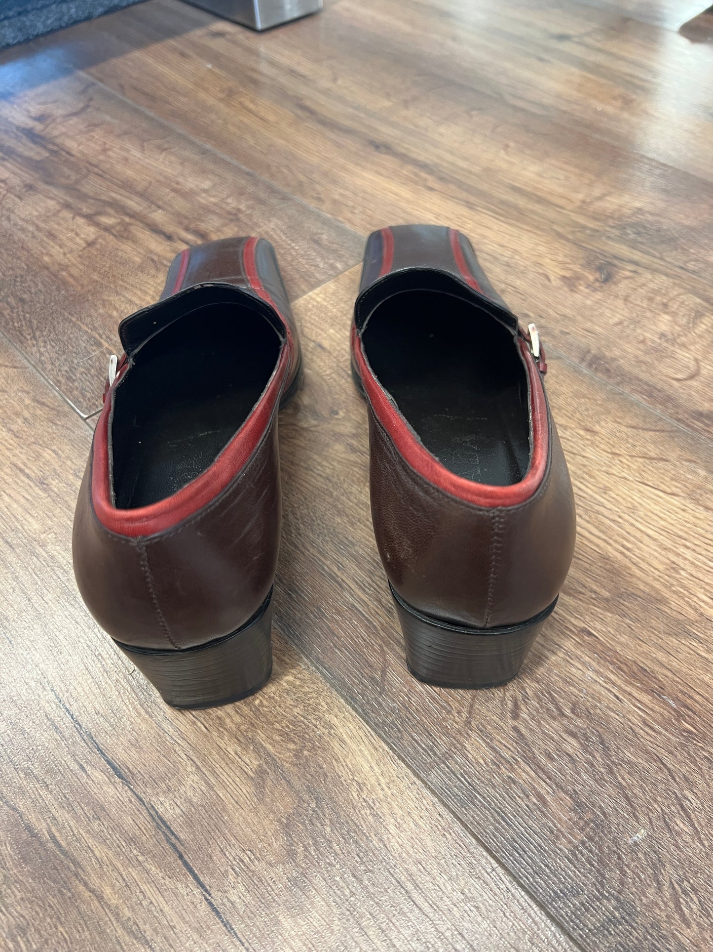 Prada Buckle Mary Janes