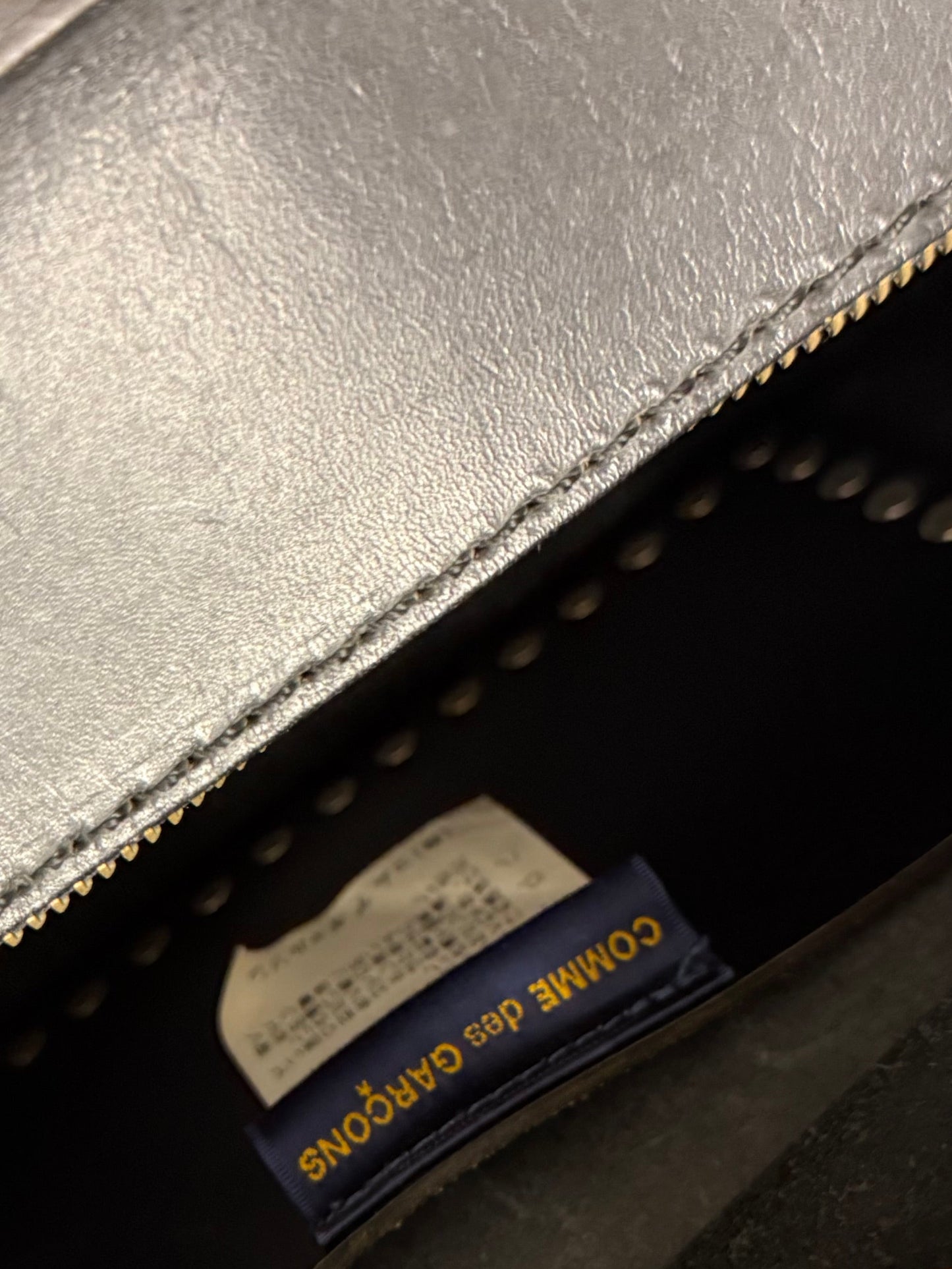 Comme des Garçons 2004 Studded Leather Box Bag