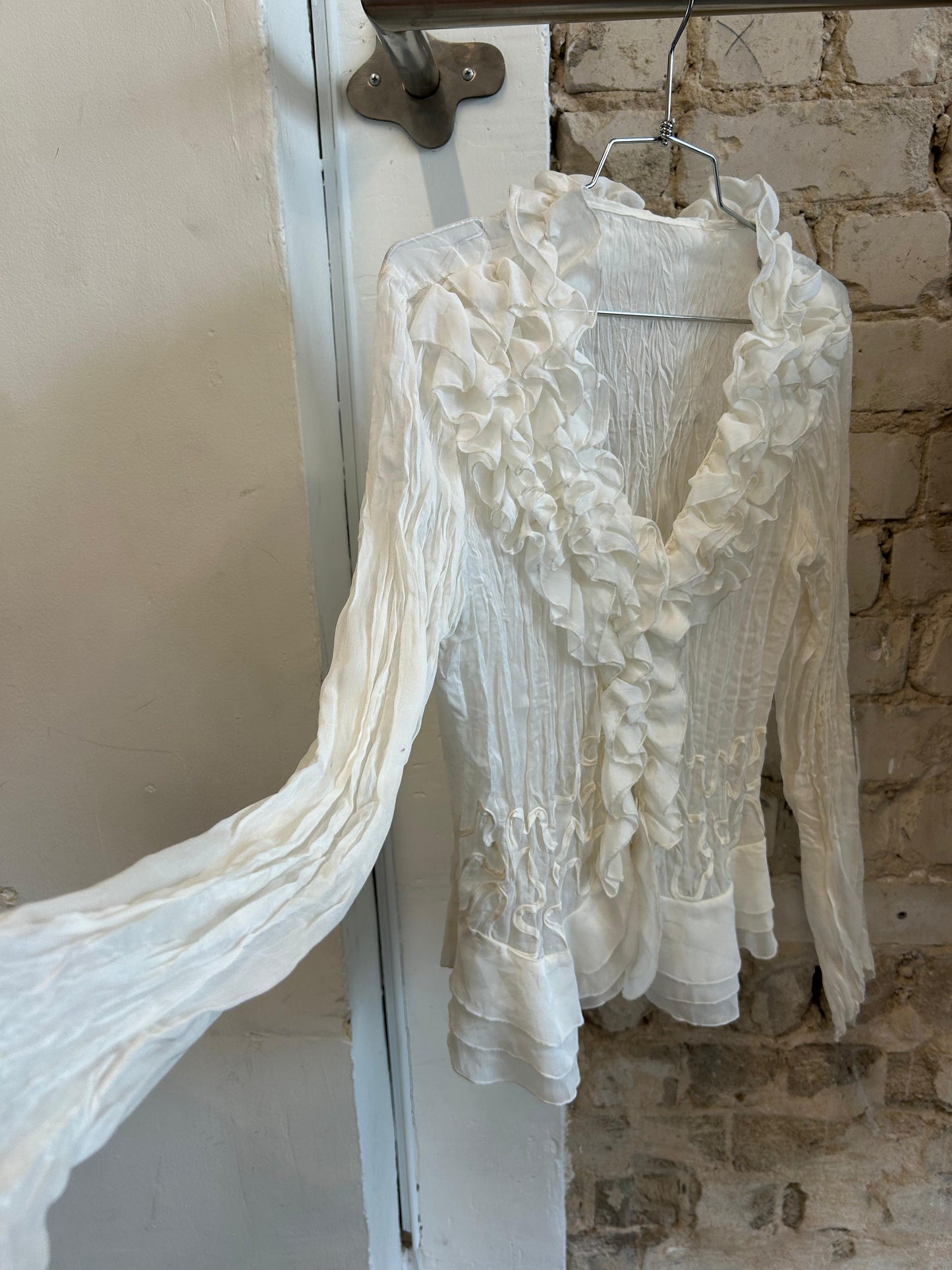 Vintage Ruffle Blouse
