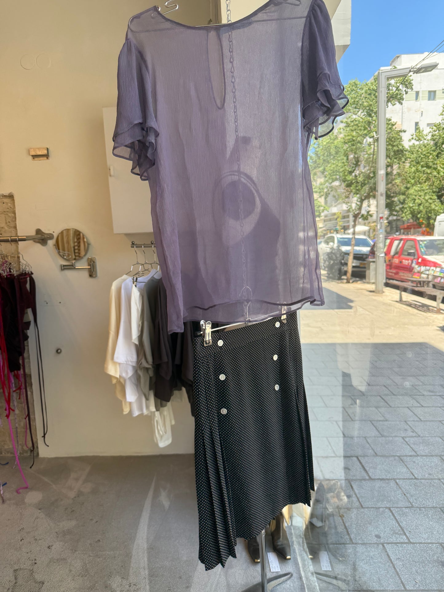 Agnes b. Double Breasted Skirt
