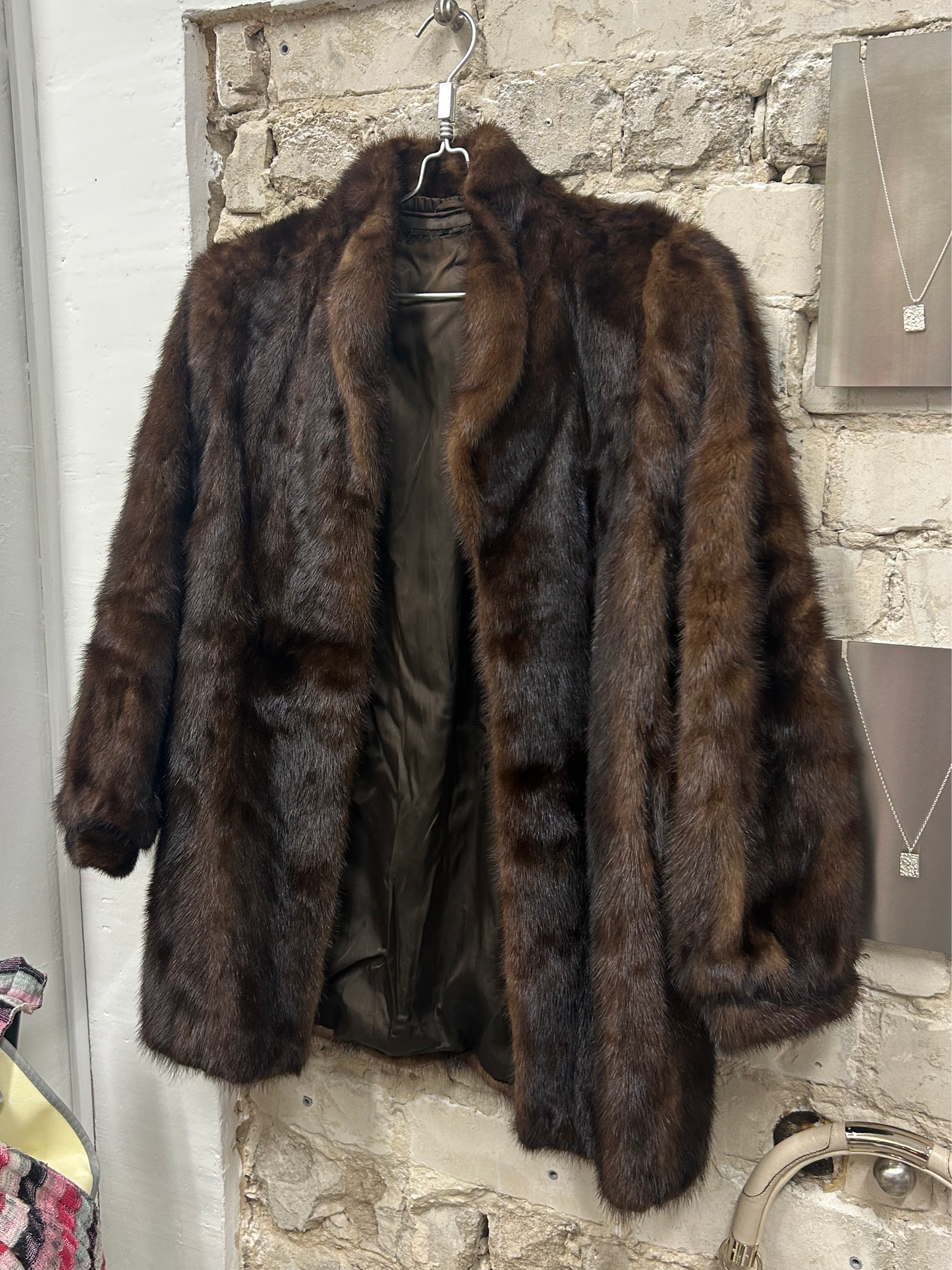 real fur coat