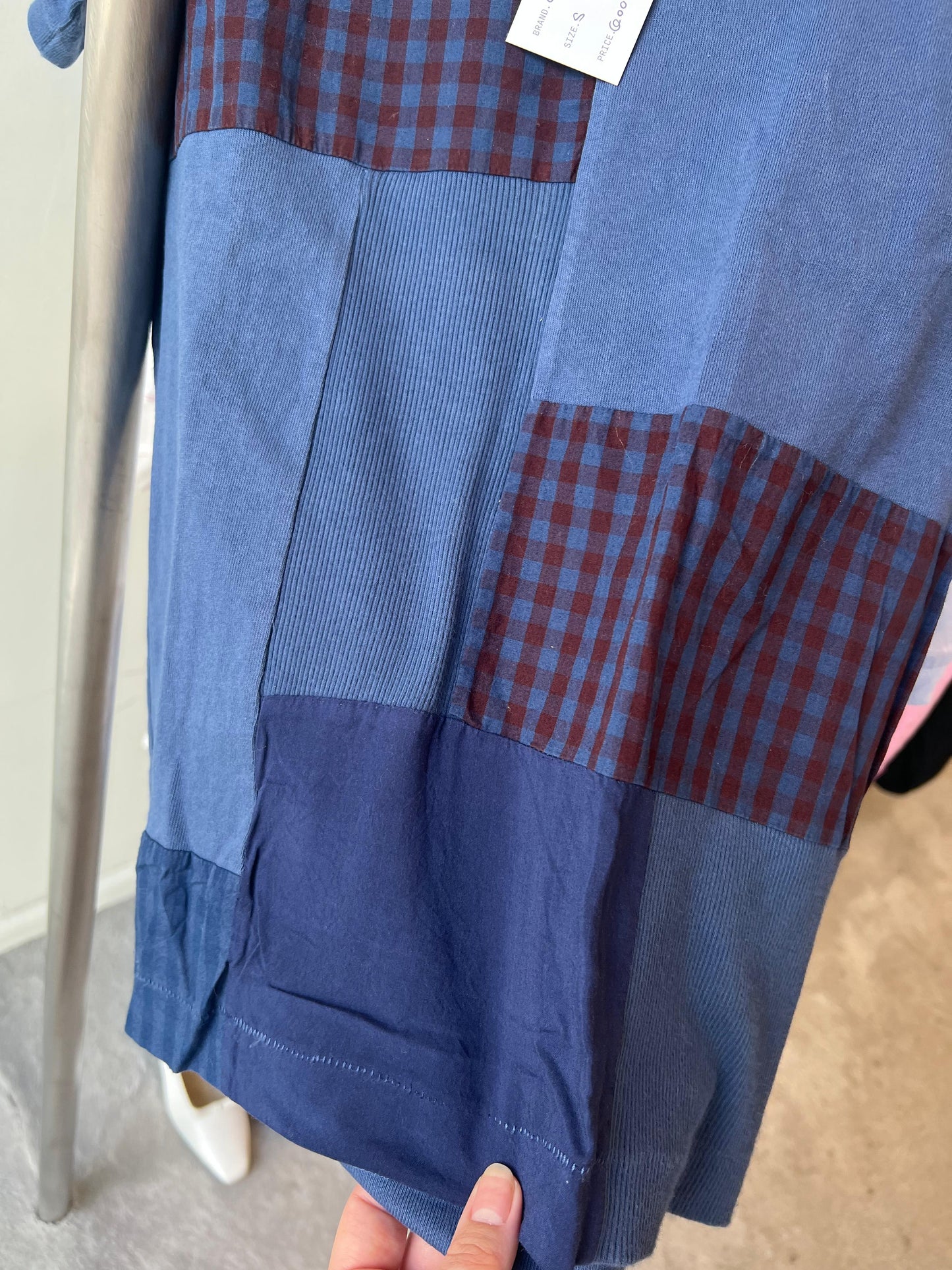 Tricot- Comme Des Garçons patchwork tee