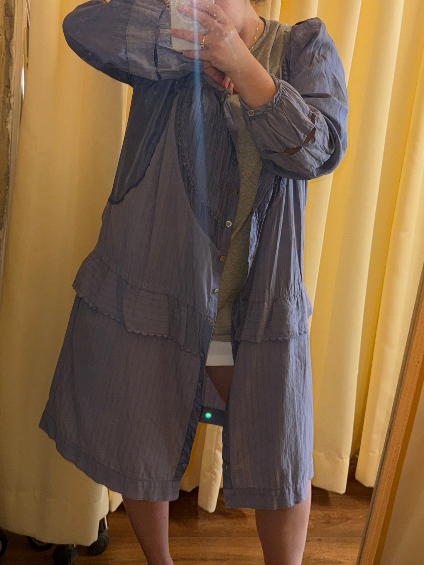 Tsumori Chisato layered shirt dress / robe