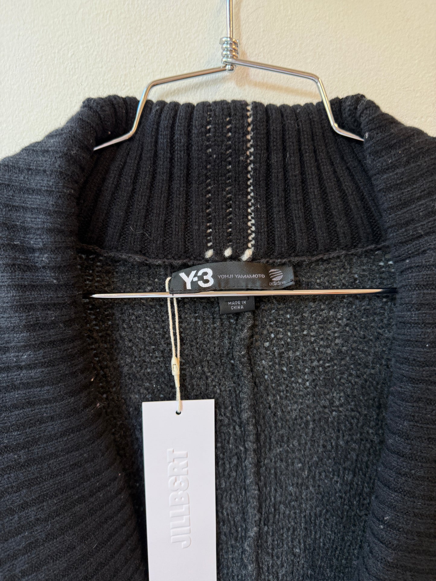 Y-3 Yohji Yamamoto × Adidas Long Knit Cardigan