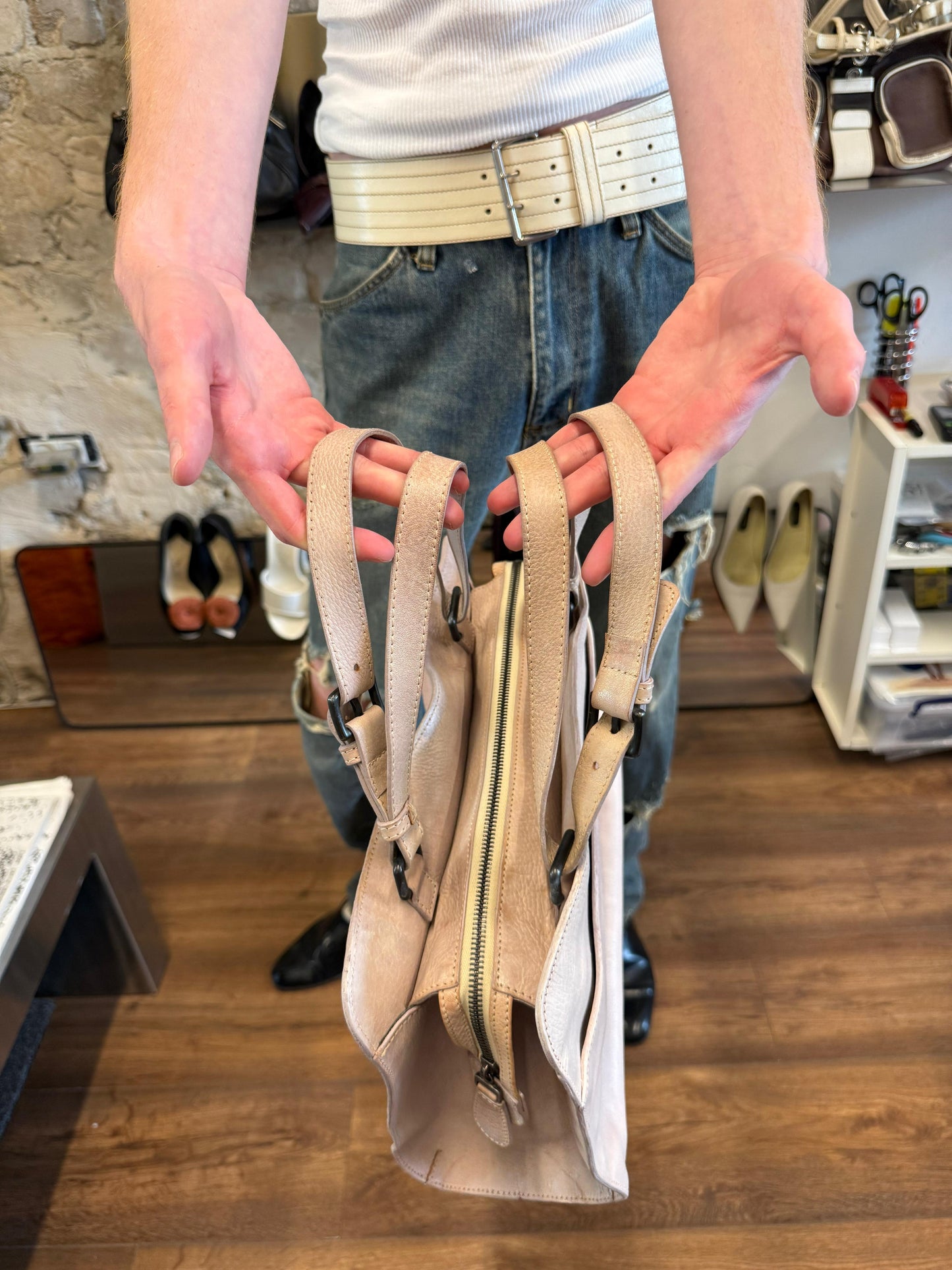 Marni Pale Pink Shoulder Bag