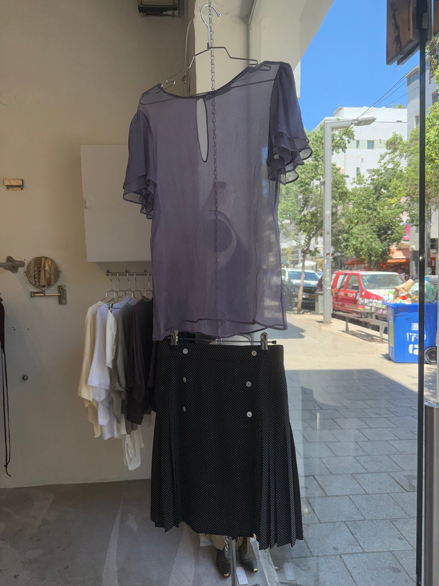 Agnes b. Double Breasted Skirt
