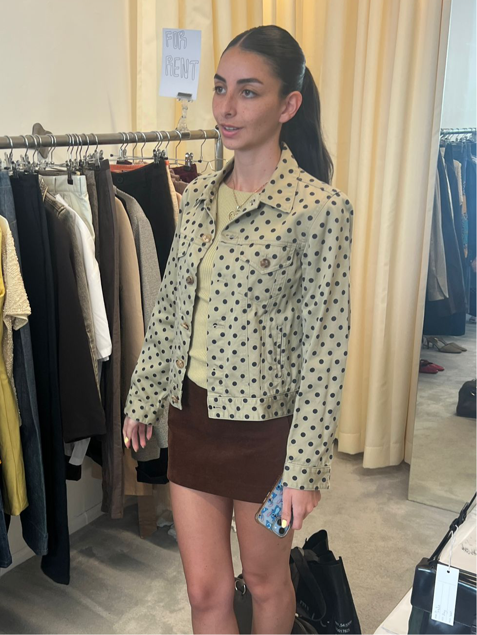 Robe De Chambre Polka Dot Jacket