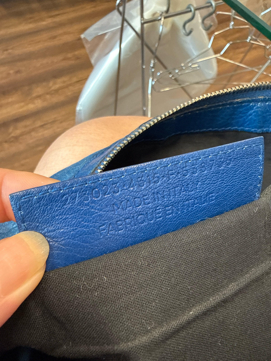 Balenciaga City Leather Clutch Bag c. 2012