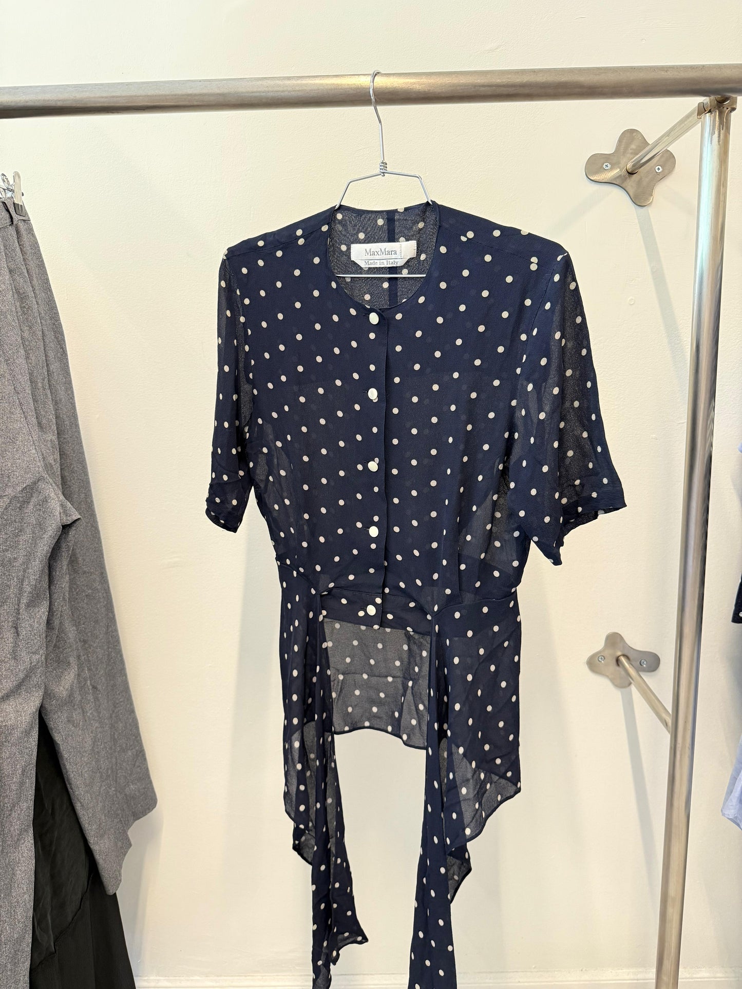 Max Mara Sheer Blouse