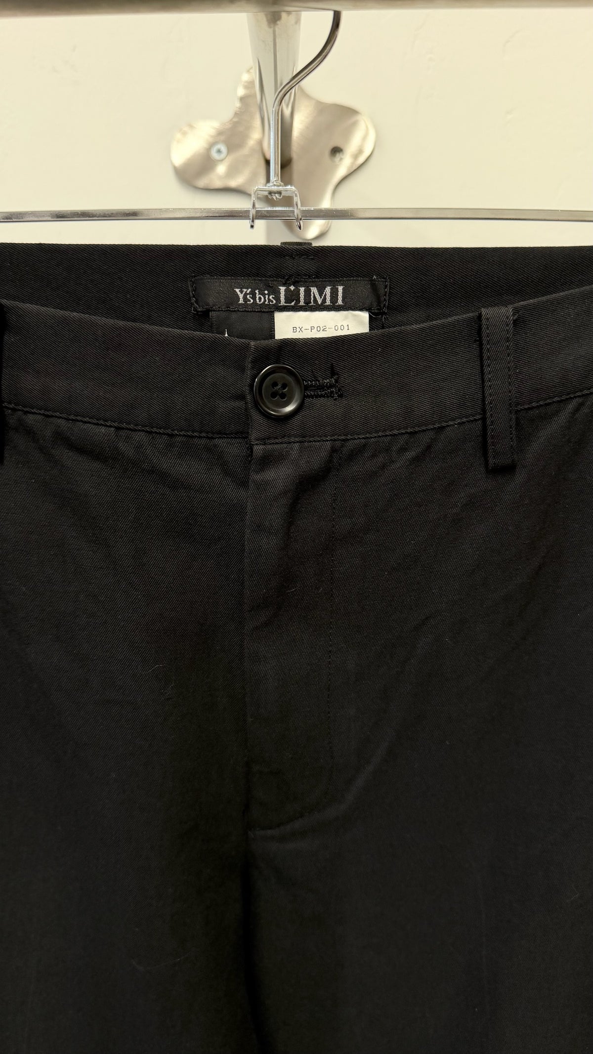 1999–2002 Y’s bis LIMI Cotton & Wool Cropped Trousers