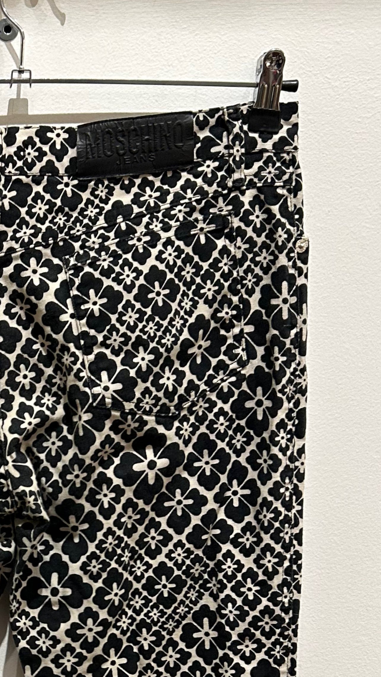 MOSCHINO jeans flower patterned pants