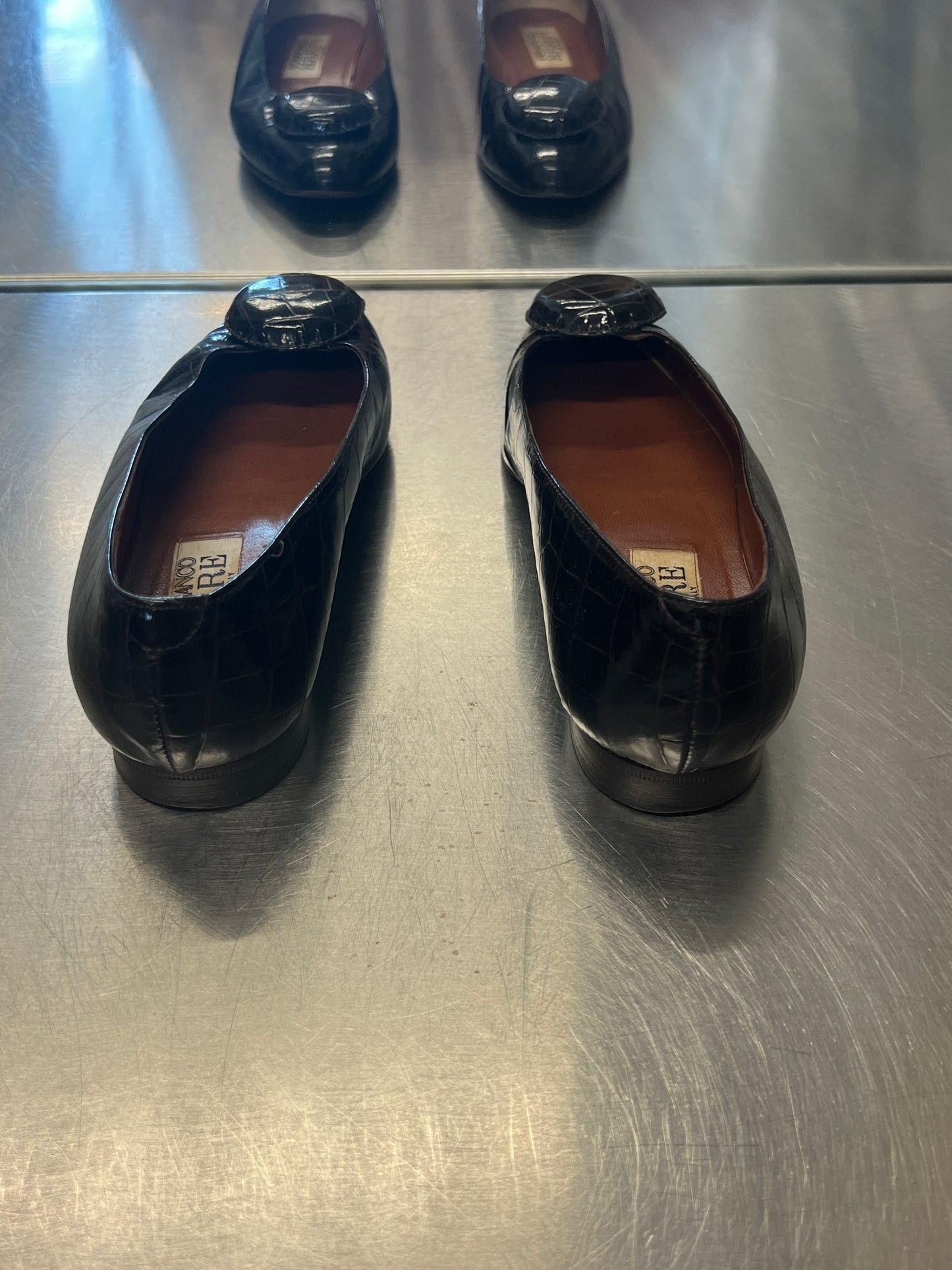Gianfranco Ferre Patent Leather Ballerinas