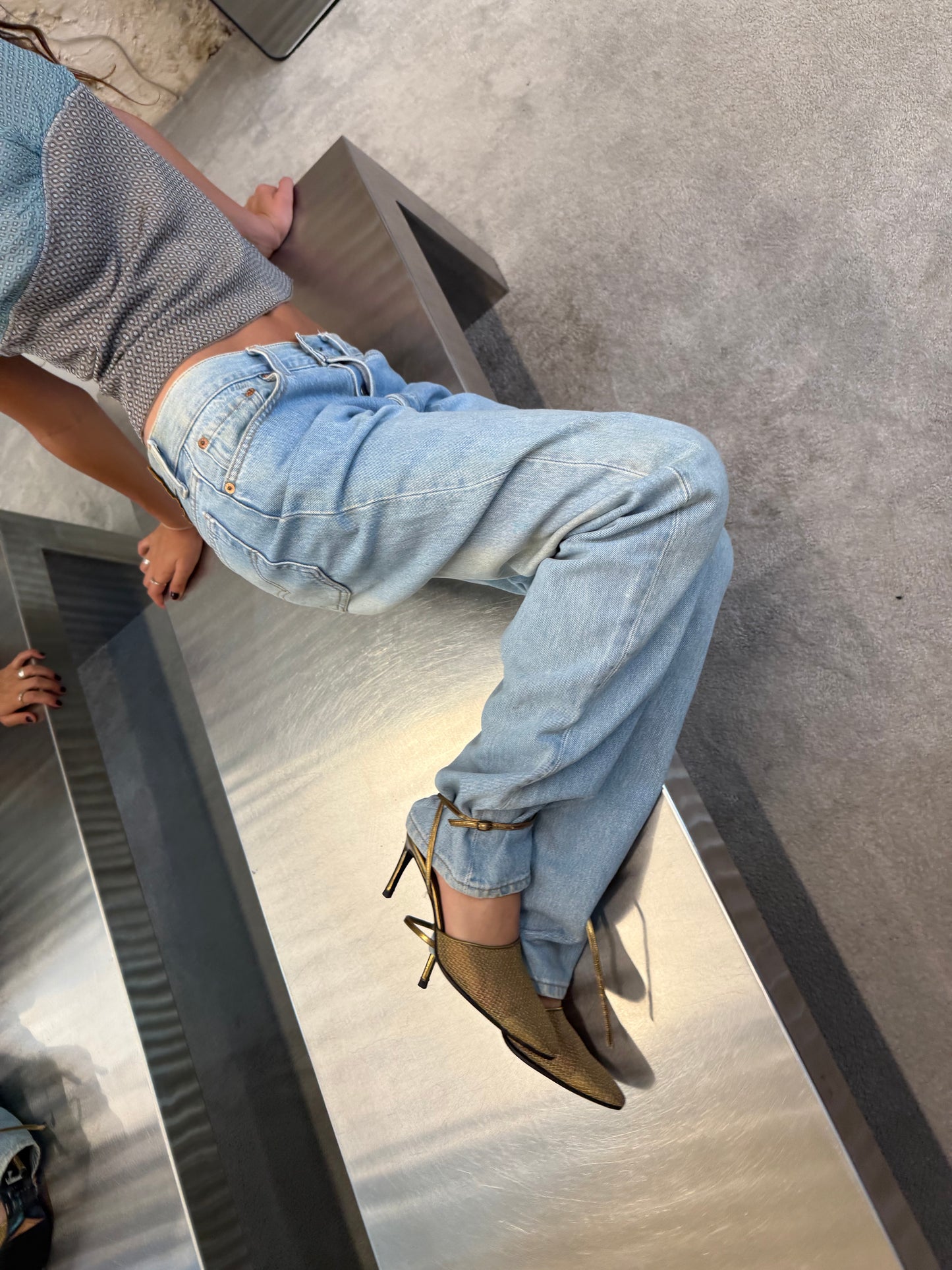 Ysl wrap heels