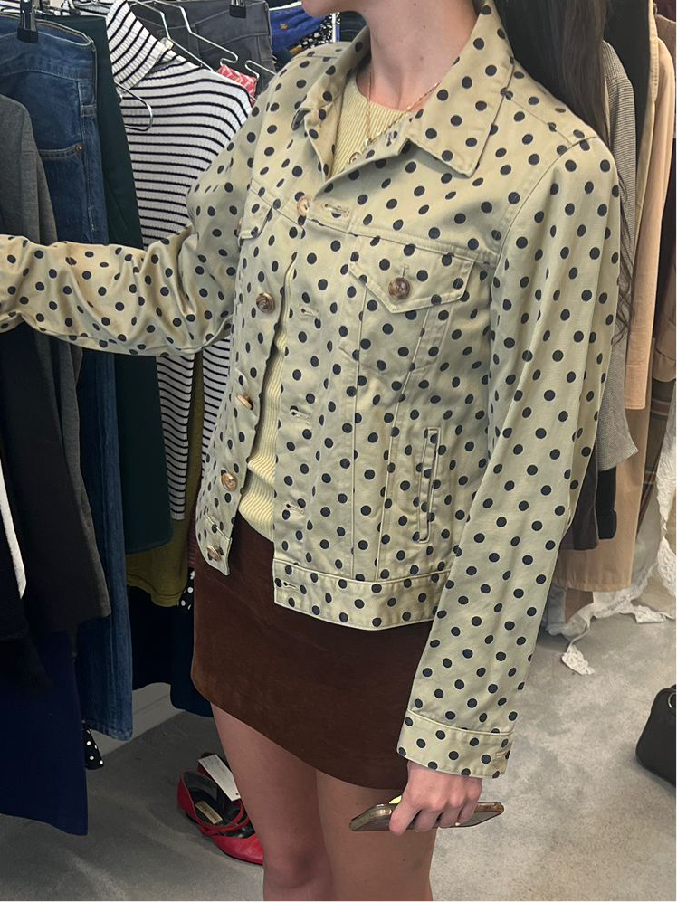 Robe De Chambre Polka Dot Jacket