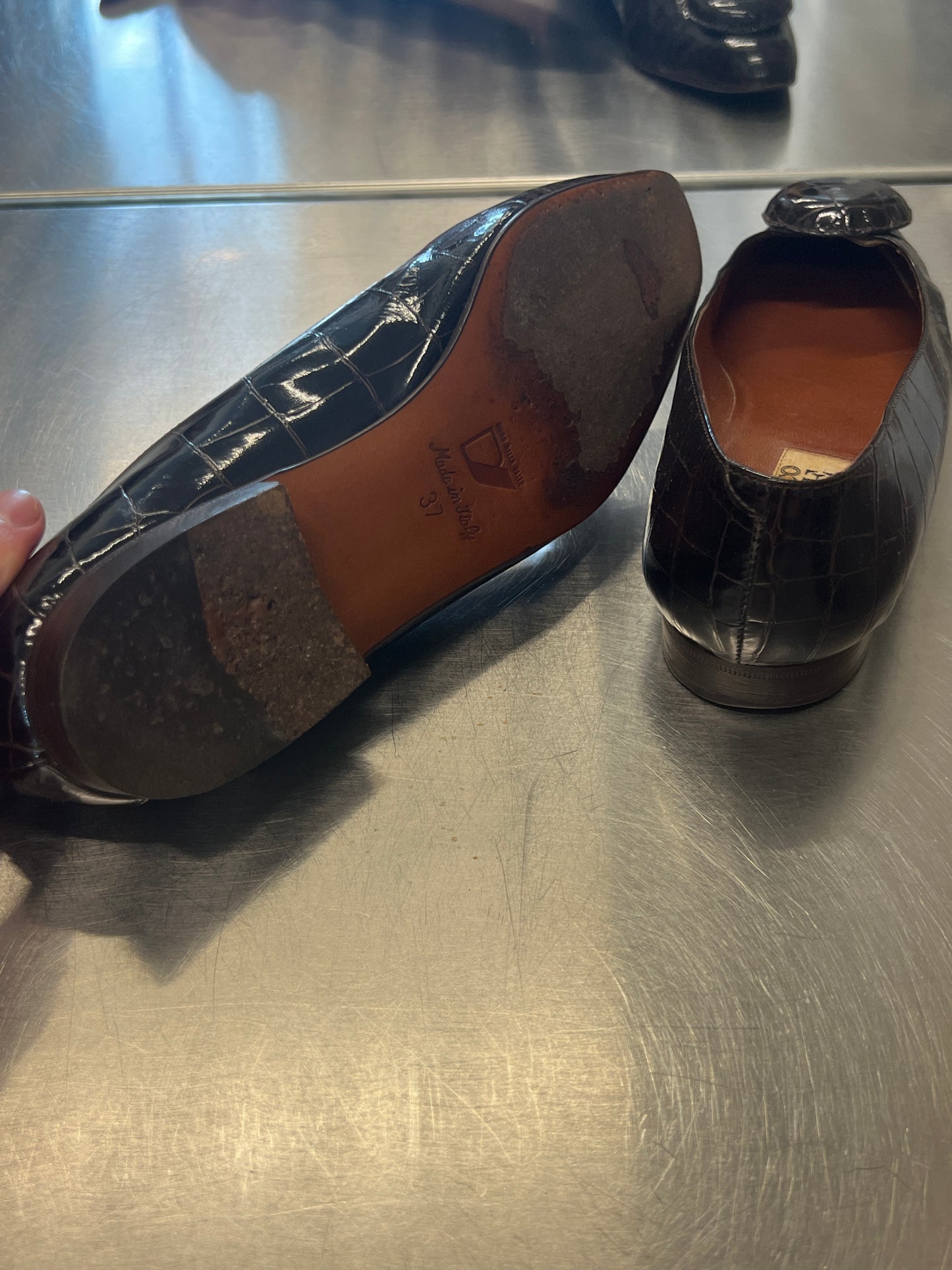 Gianfranco Ferre Patent Leather Ballerinas