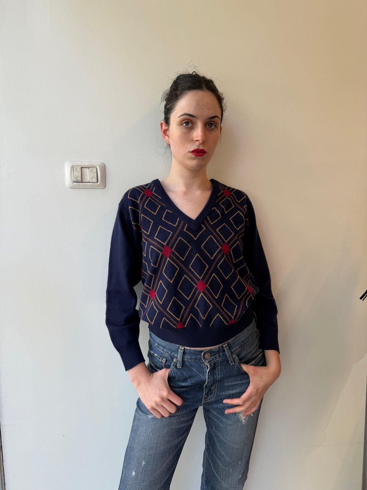 Burberrys Vintage Wool & Cashmere Sweater