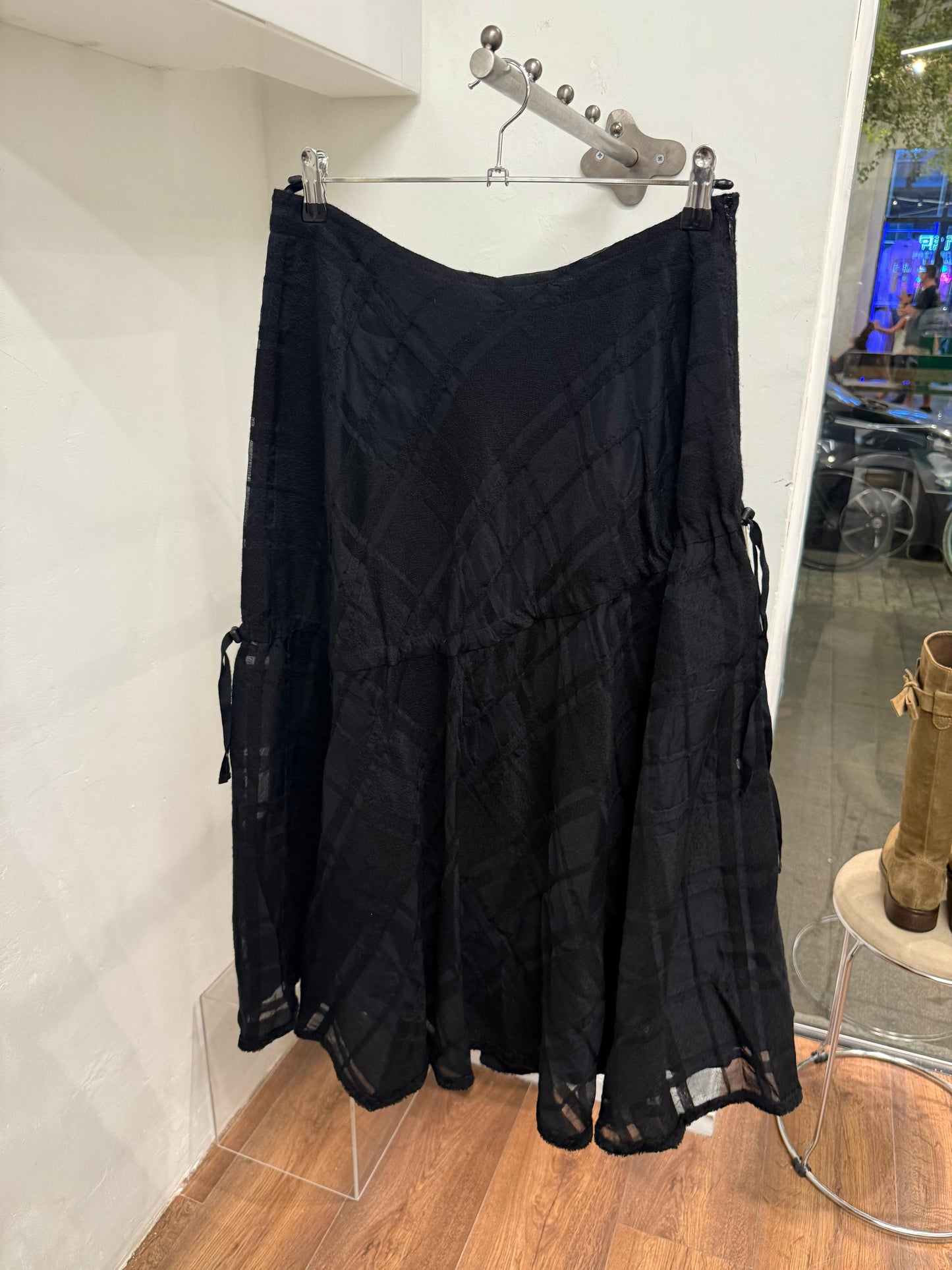 Crescent Drawstring Skirt