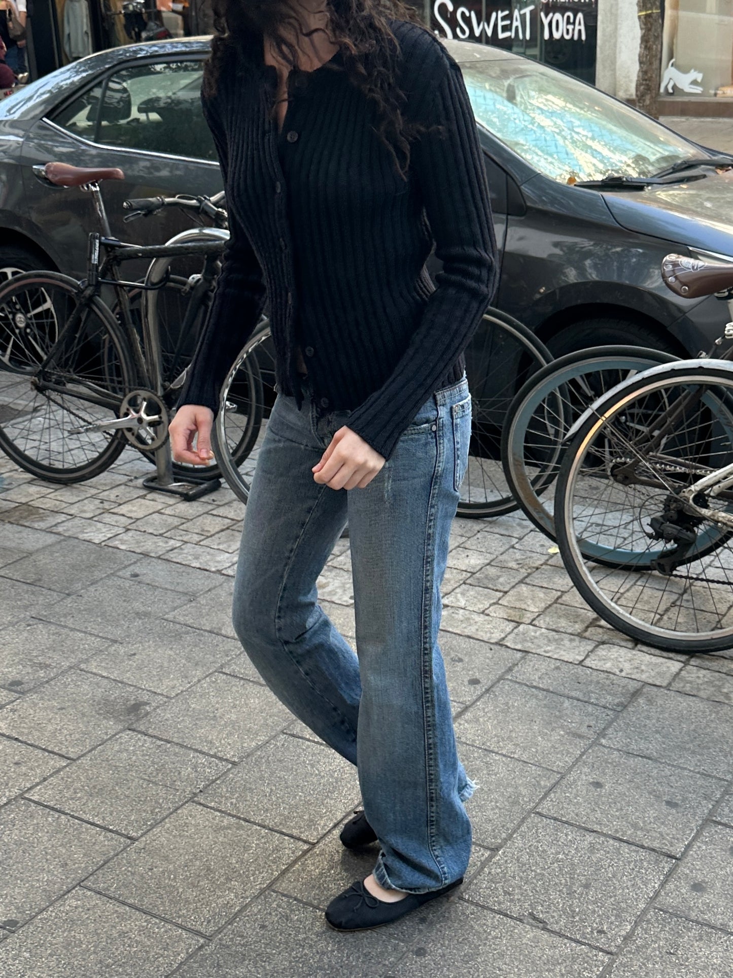 Agnes B. Ribbed Cardigan