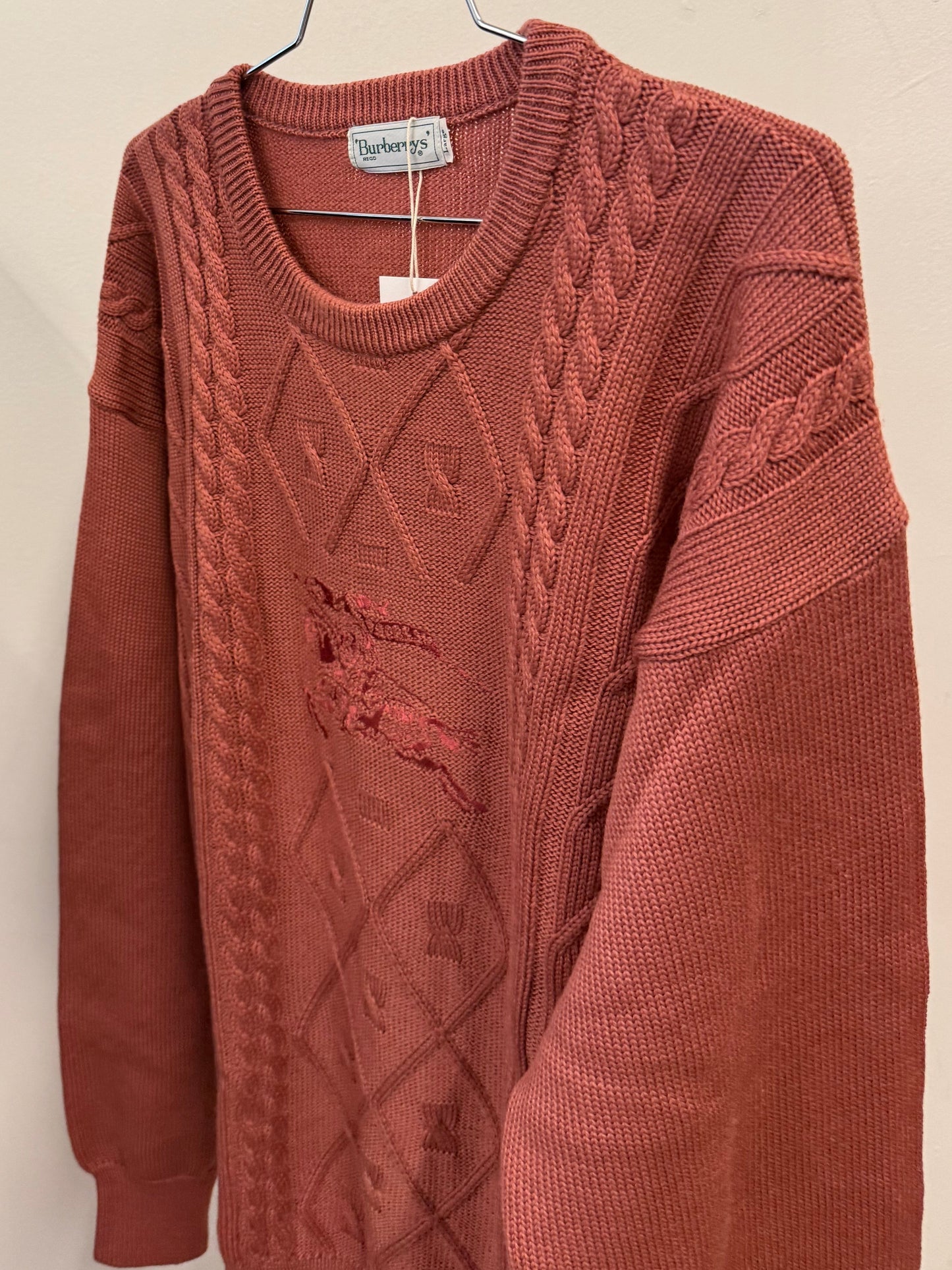 Burberrys – Cable Knit Wool Sweater