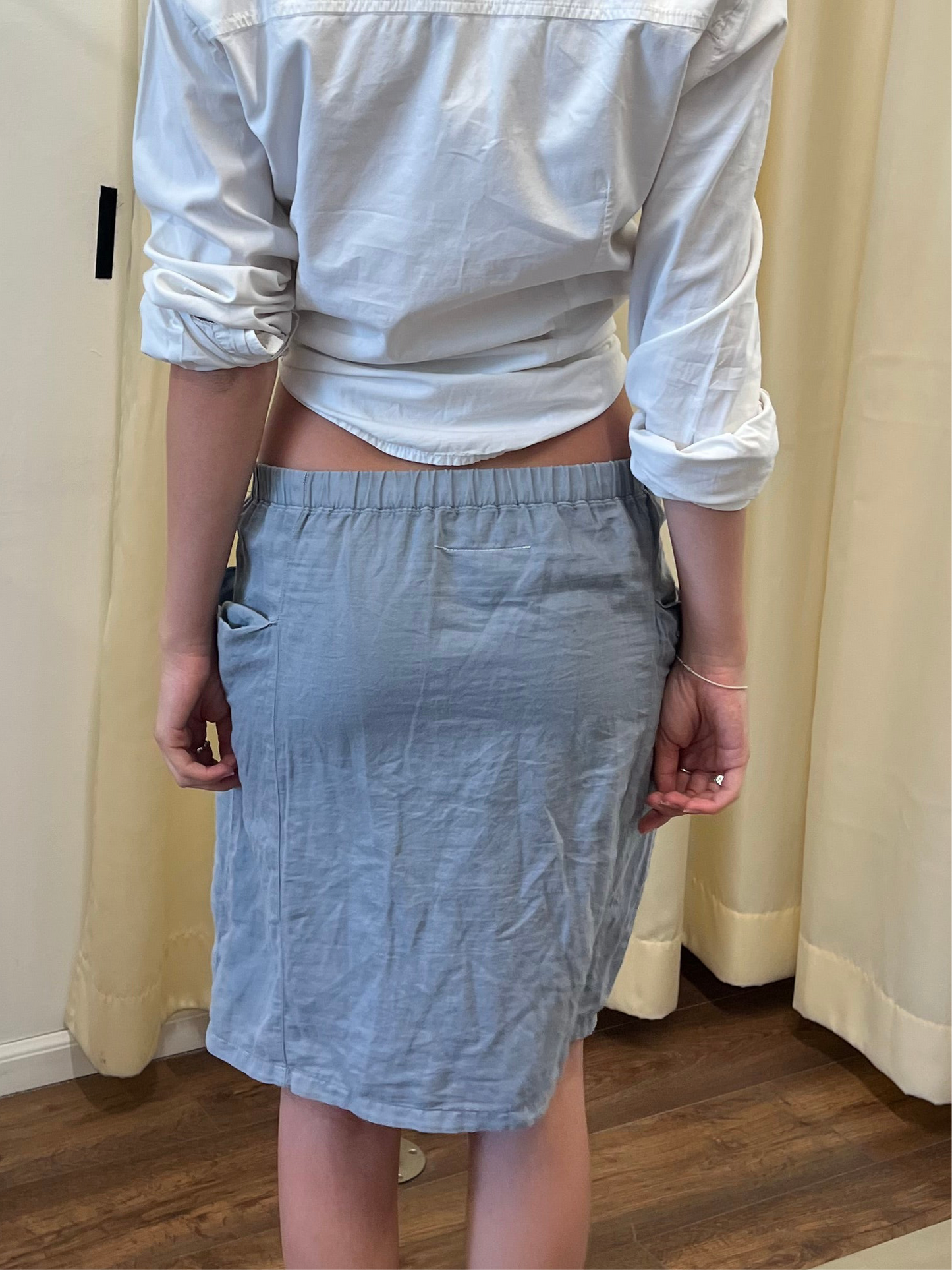 MM6 Distorted Skirt/Strapless Top