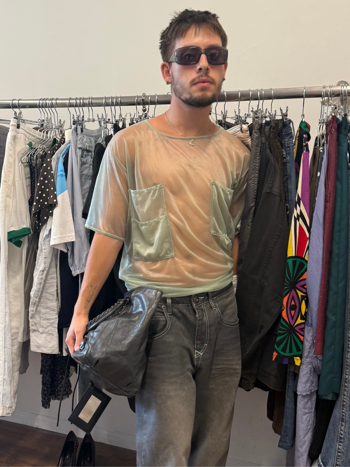 Mm6 SS2016 Sheer Shirt