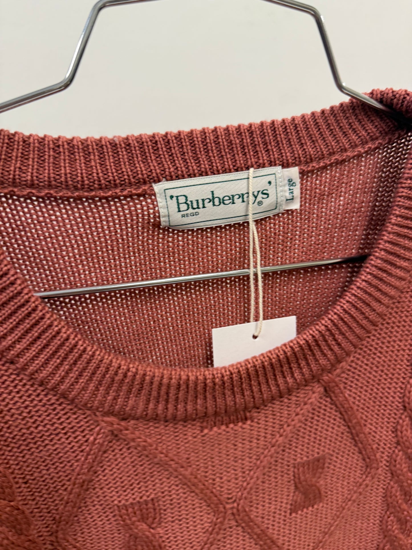 Burberrys – Cable Knit Wool Sweater